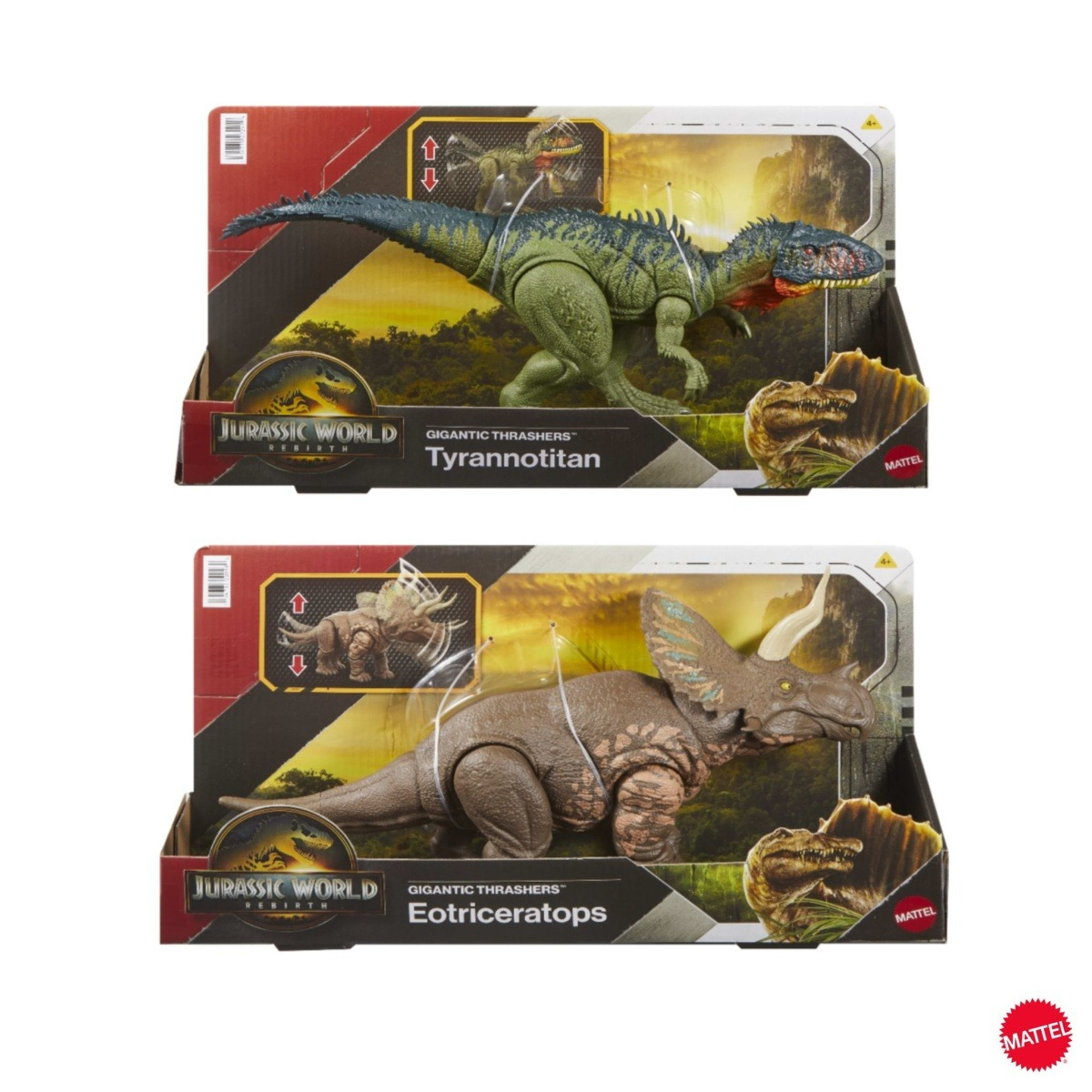 1 Jurassic World Rebirth Gigantic Thrashers Dinosaur - Assorted, 1 of 8