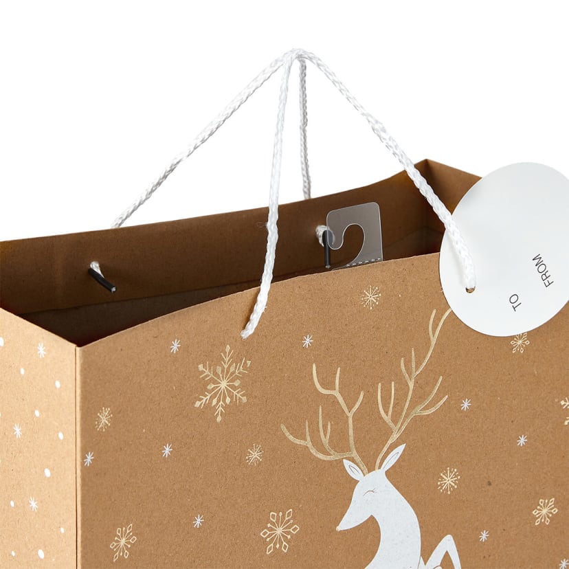 Christmas Landscape Gift Bag Reindeer Kmart