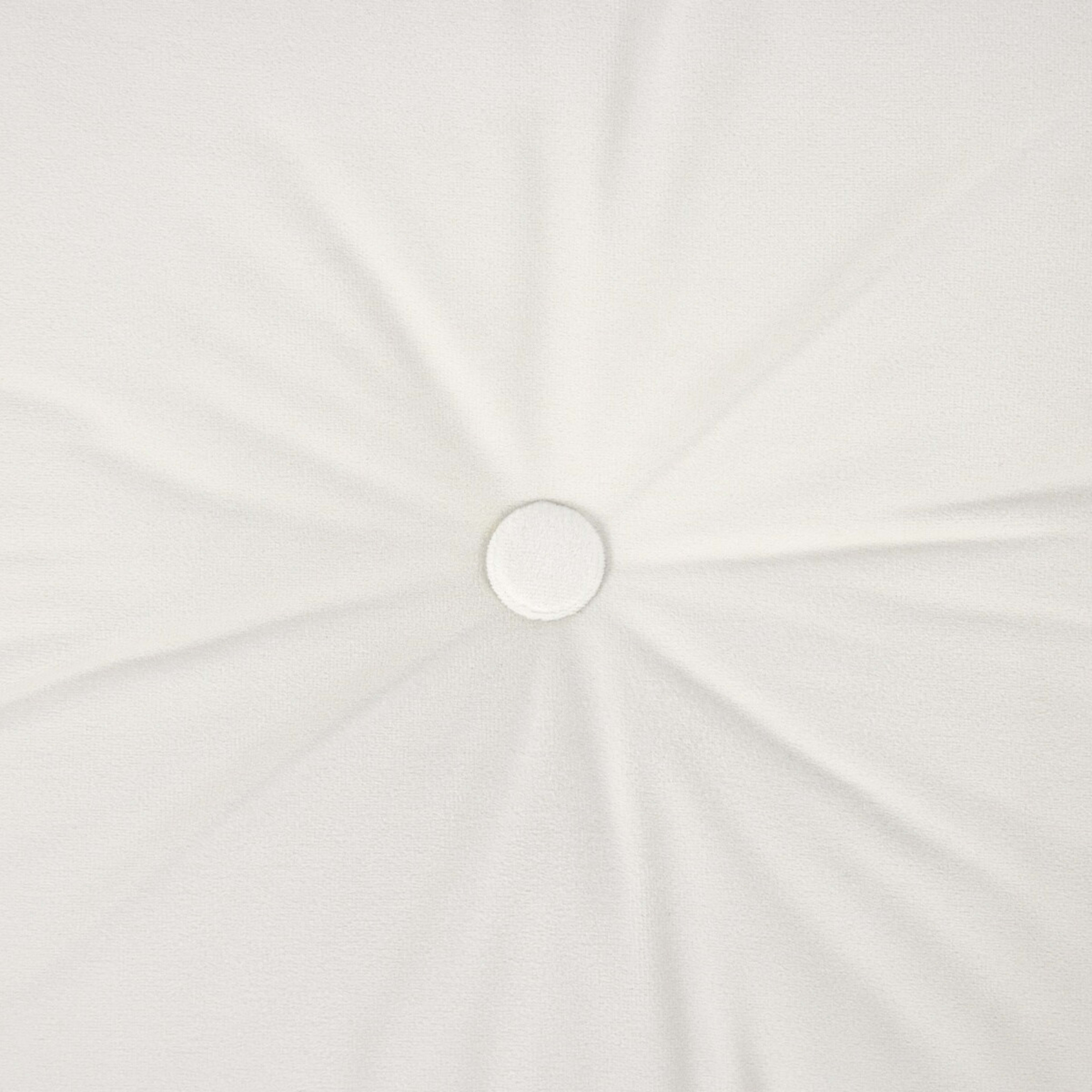 4 Velvet Chair Pad - Natural, 4 of 4