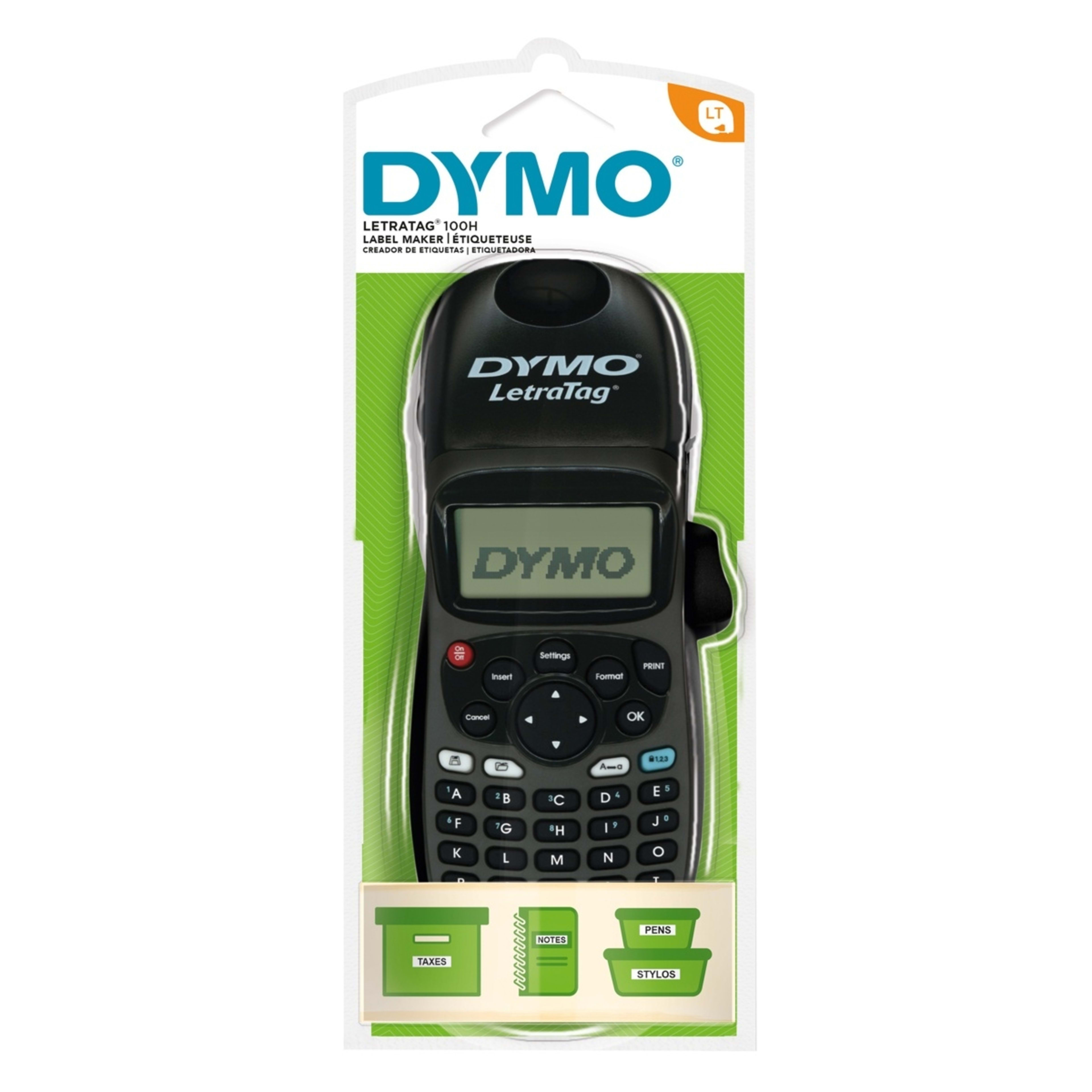 1 Dymo LetraTag 100H Handheld Label Maker - Black