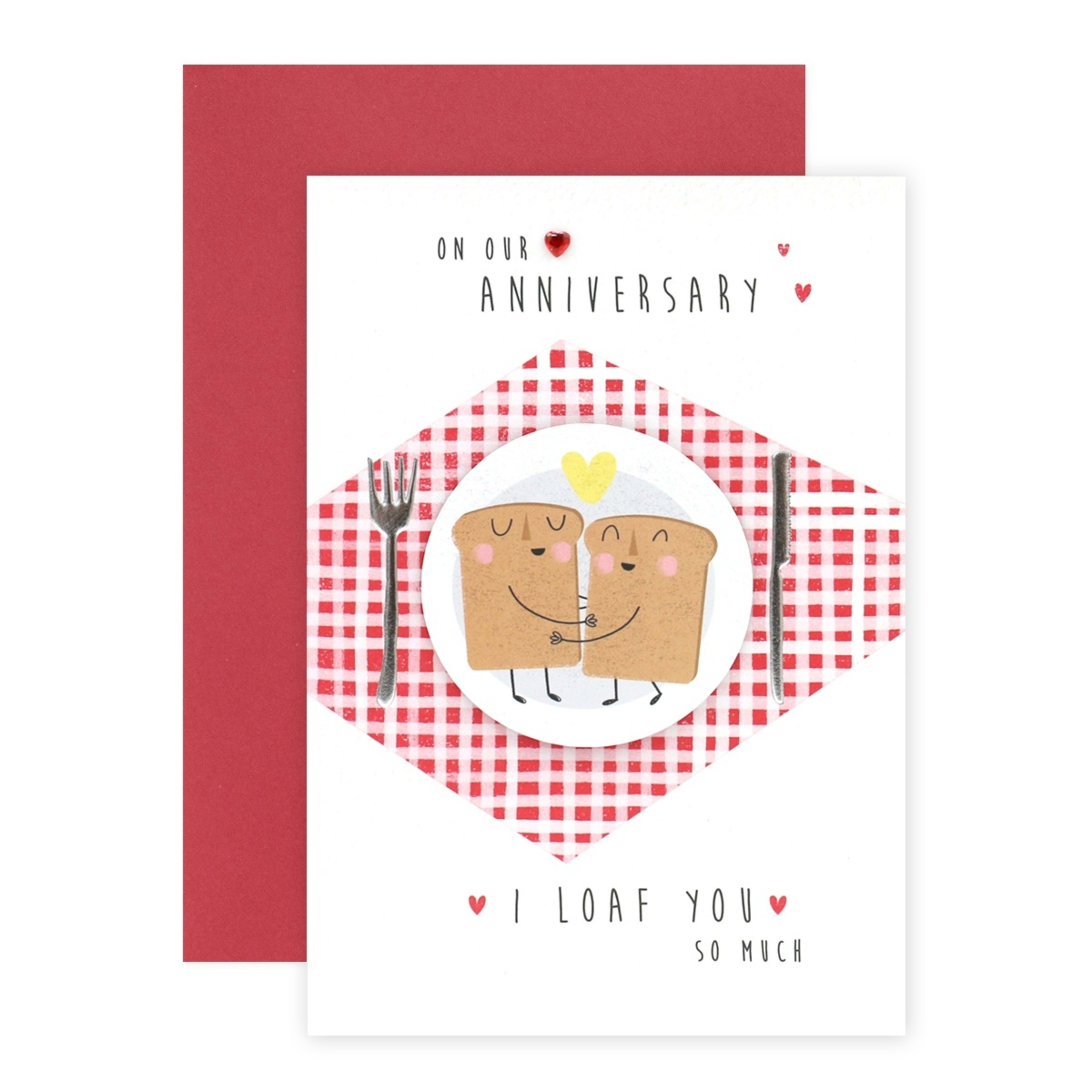 1 Connections from Hallmark Anniversary Card - I Loaf You, 1 of 3