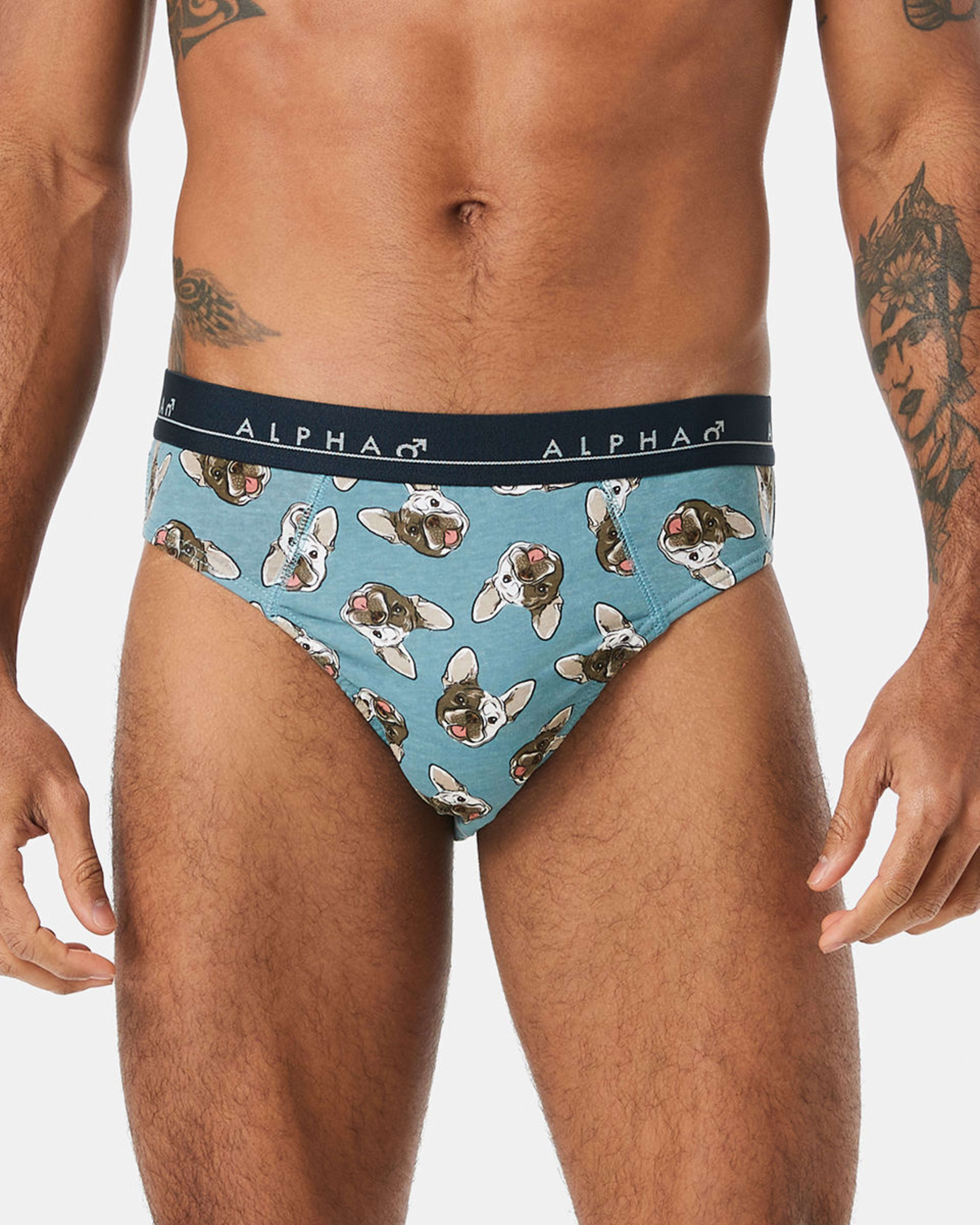 4 5 Pack Printed Briefs Dogshead, 4 of 10