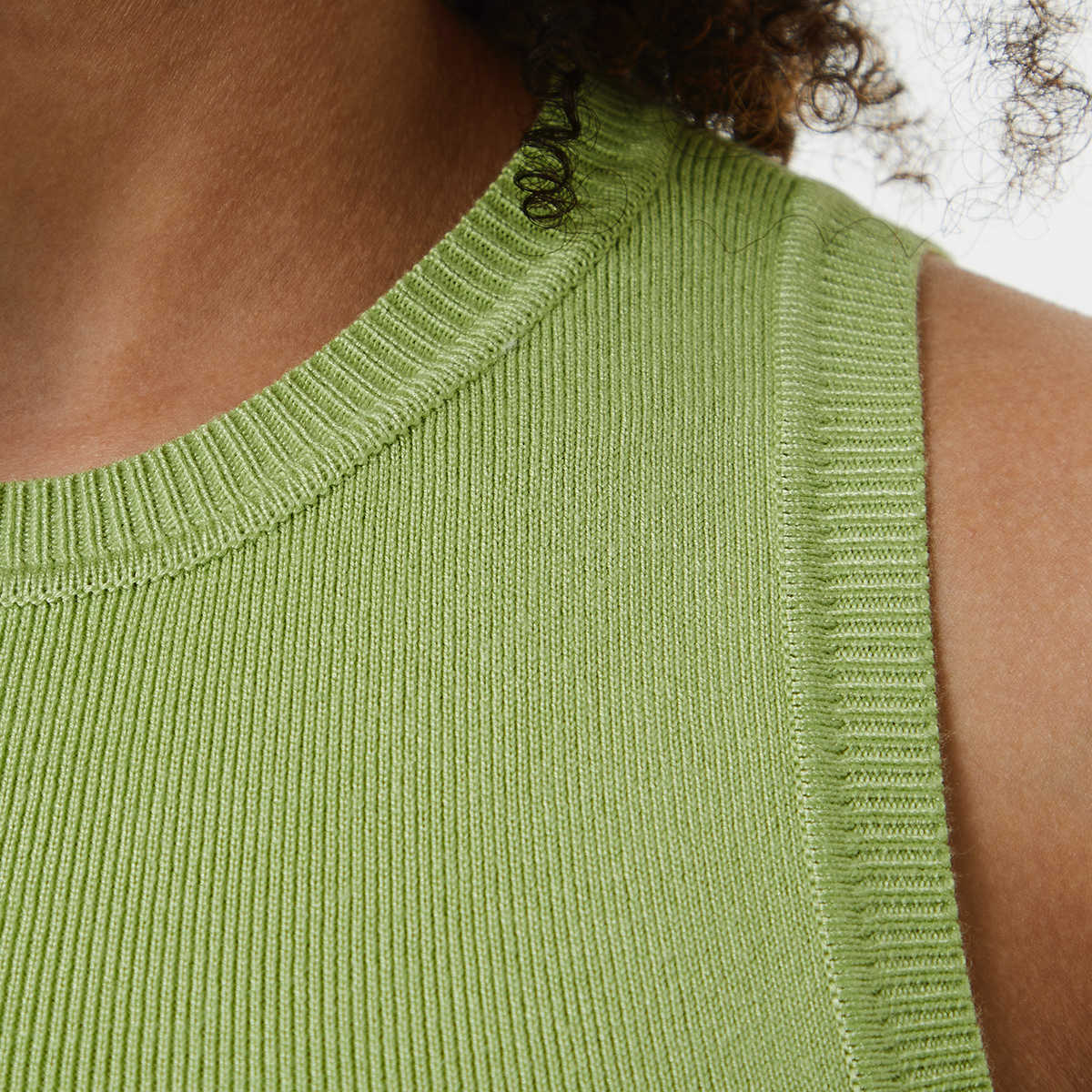 Sleeveless True Knit Crop Tank Top Kmart