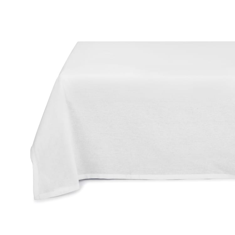 White Cotton Tablecloth Kmart