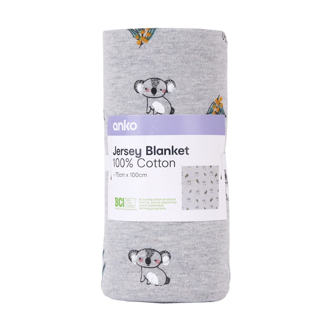 Jersey Cotton Blanket Koala Kmart