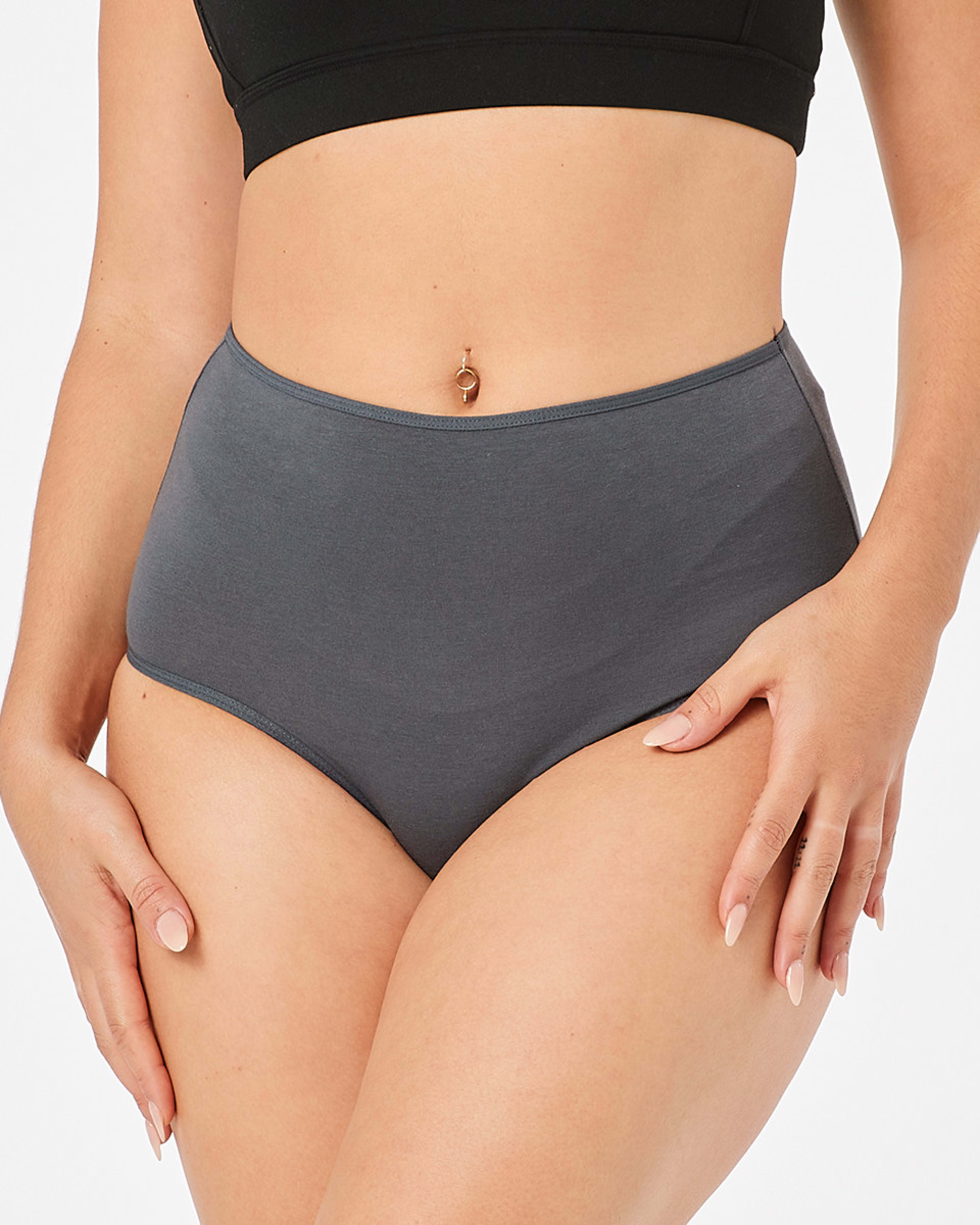 5 7 Pack Cotton Stretch Full Briefs Col Pack, 5 of 9