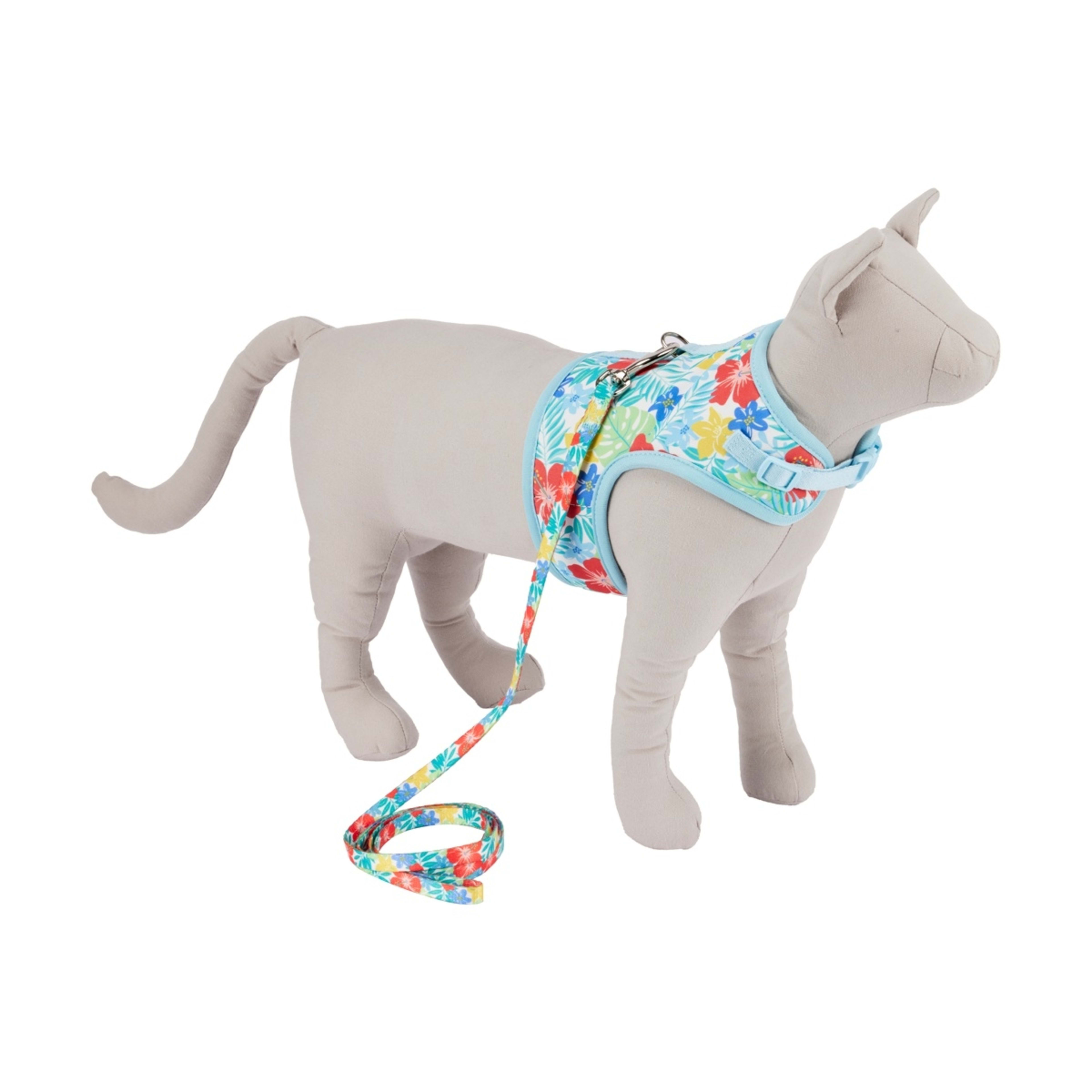 1 Cat Harness and Lead Set - Tropical Print, 1 of 10