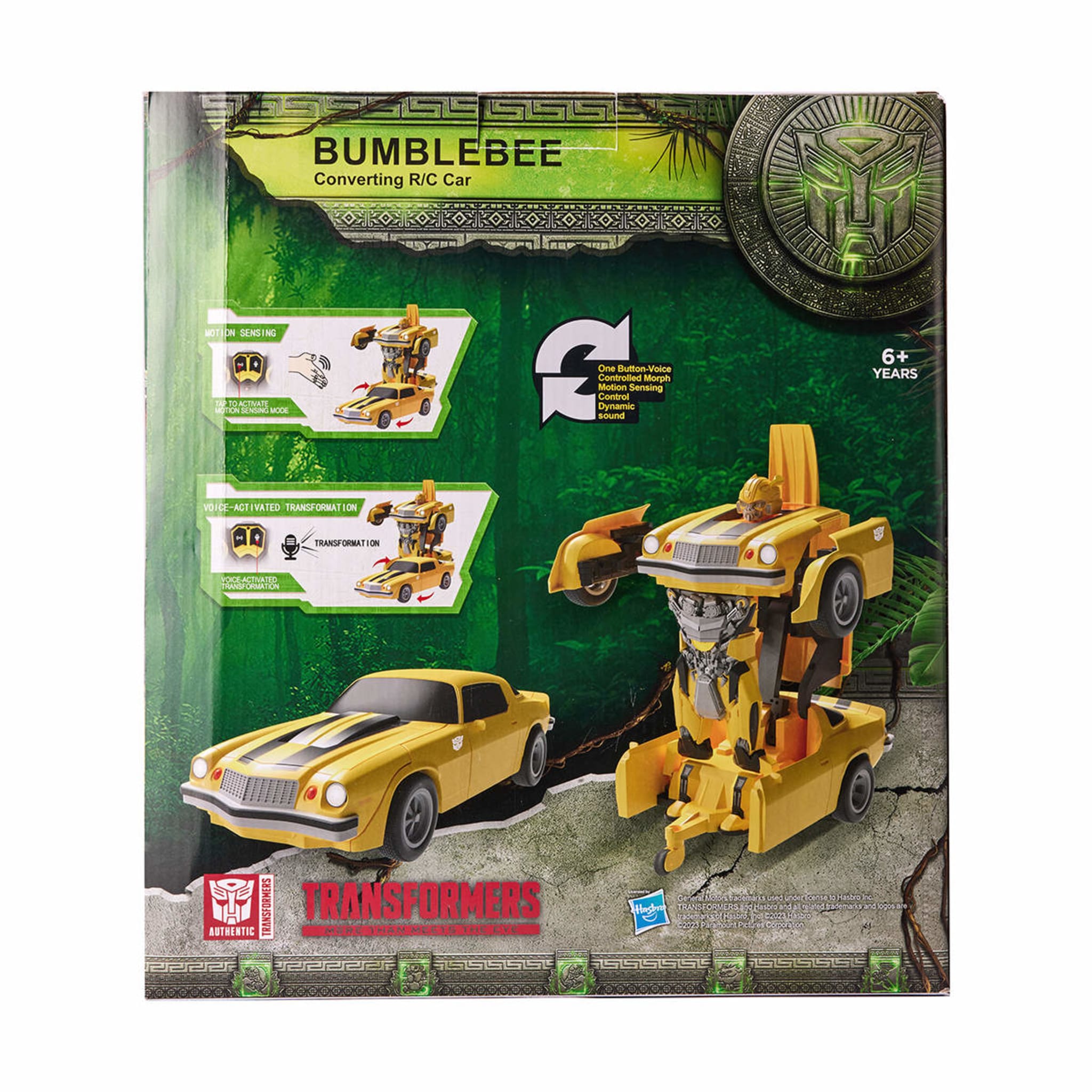 Transformers Rise of the Beasts Bumblebee R/C Converting Car Kmart