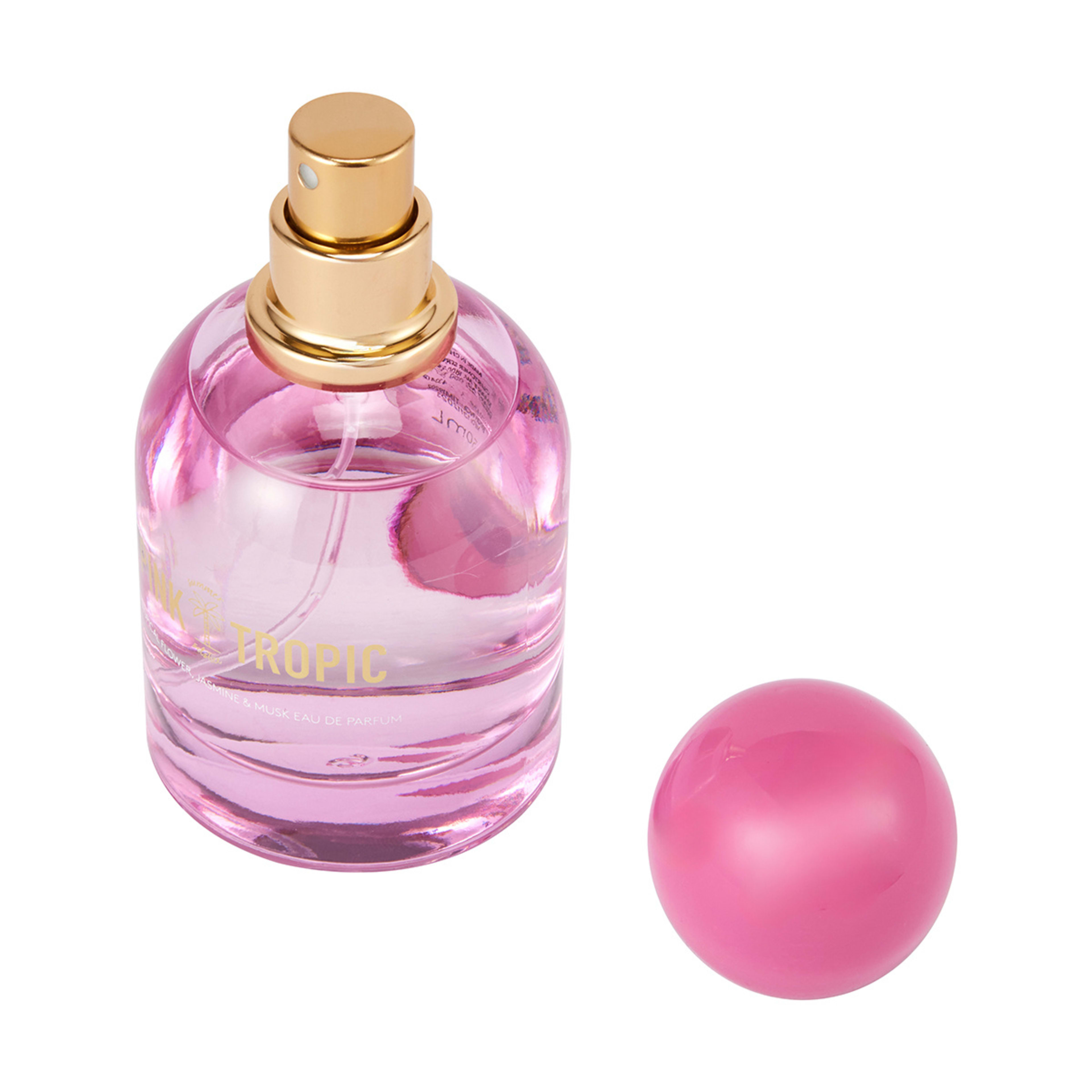 3 OXX Fragrance Pink Tropic Summer Solstice Eau De Parfum - Tropical Flower, Jasmine and Musk, 3 of 8