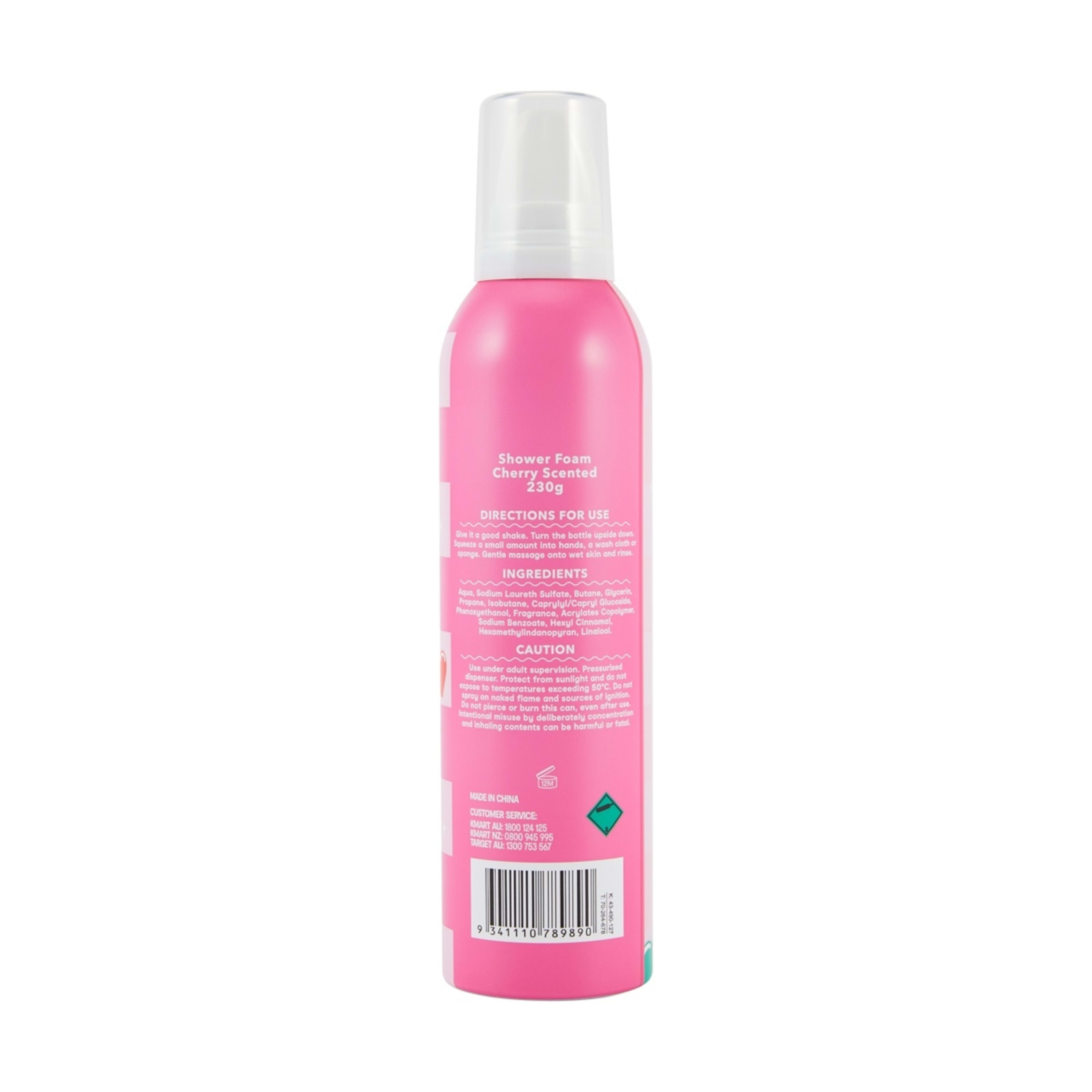 4 OXX Bodycare Shower Foam 230g - Cherry Scented, 4 of 4