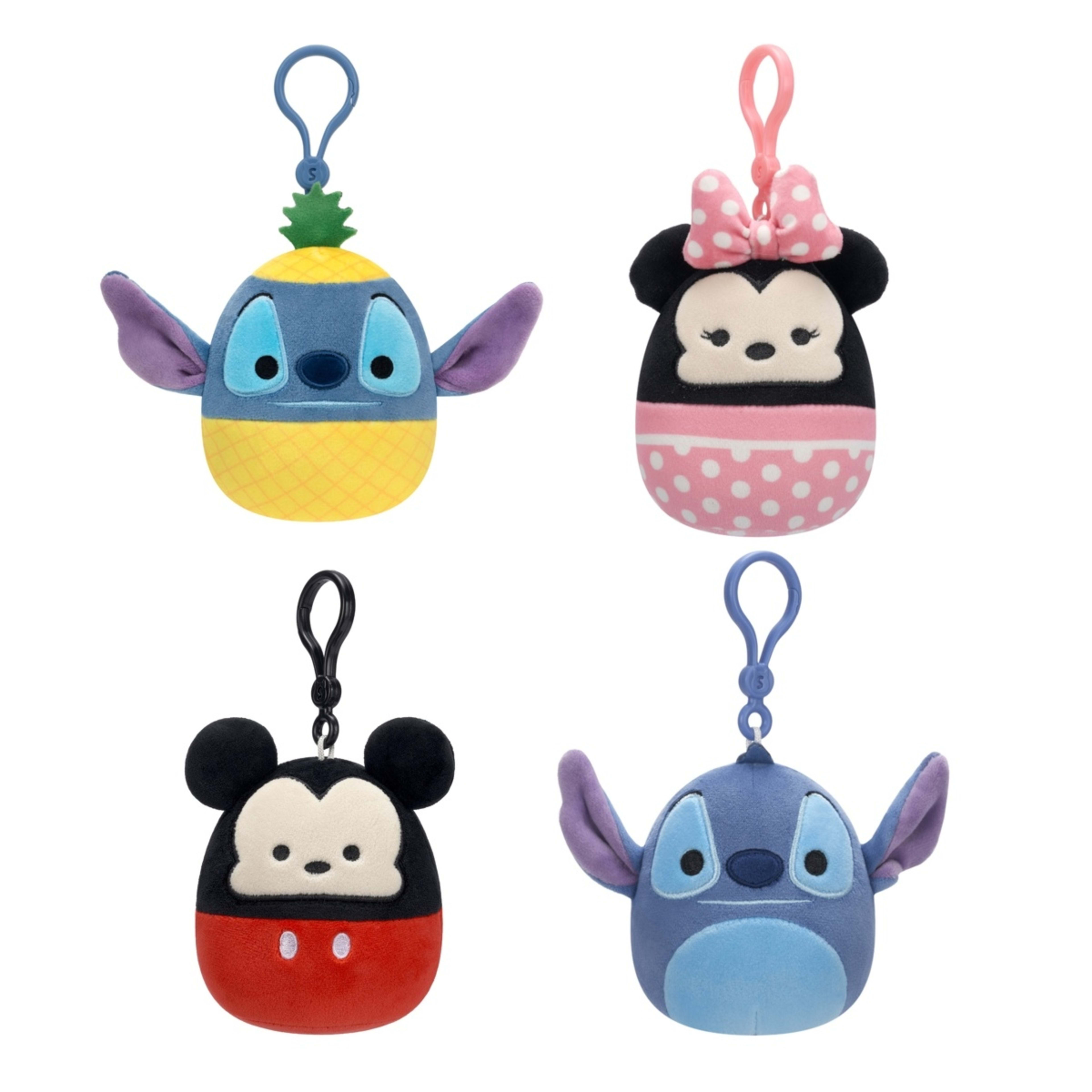 1 9cm Original Squishmallows Disney Clip Plush Toy - Assorted, 1 of 5