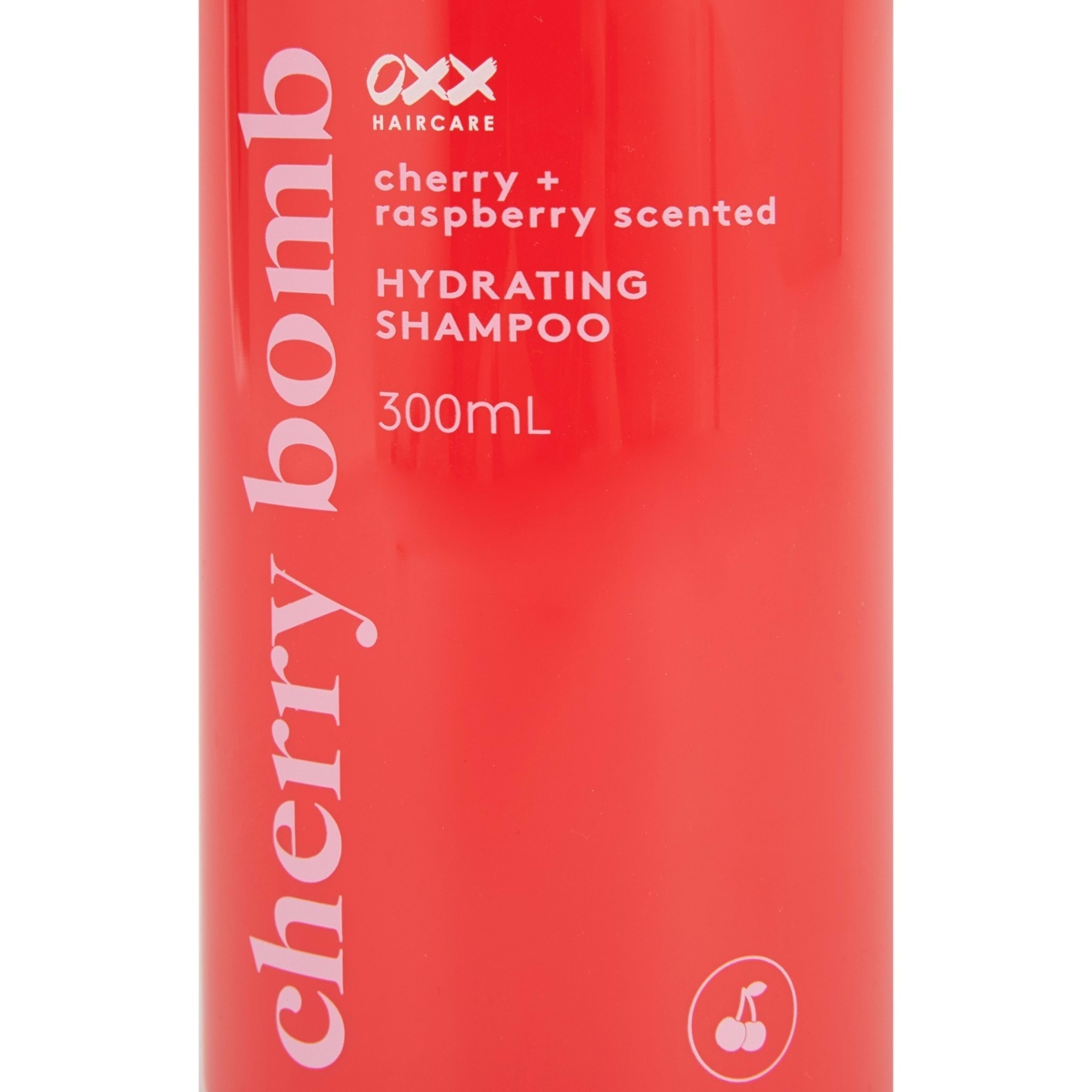 4 OXX Haircare Cherry Bomb Hydrating Shampoo 300ml - Cherry and Raspberry Scented, 4 of 4