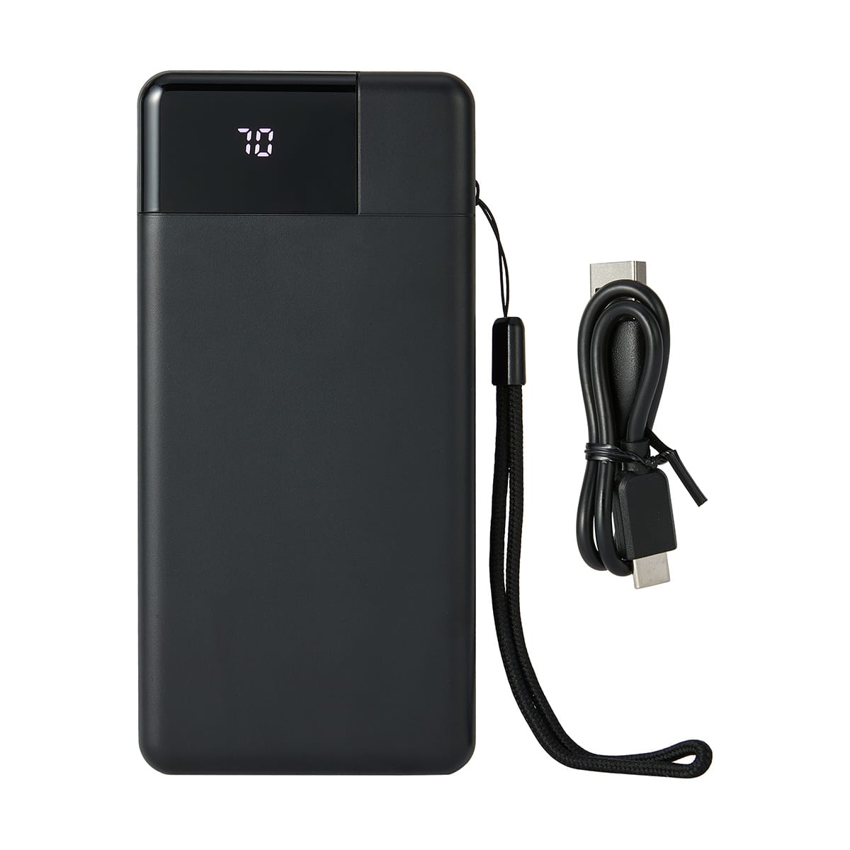 Portable Charger USB-A and USB-C 15W 20000mAh - Black - Kmart NZ