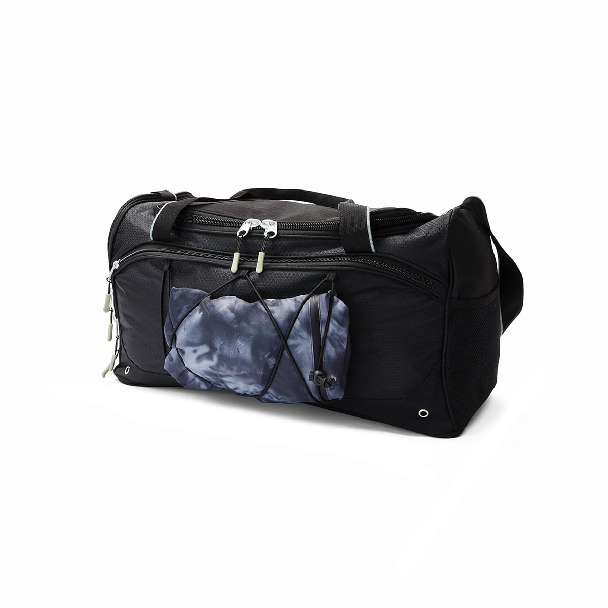 40L Duffle Bag with Bungee Cord Black Kmart NZ