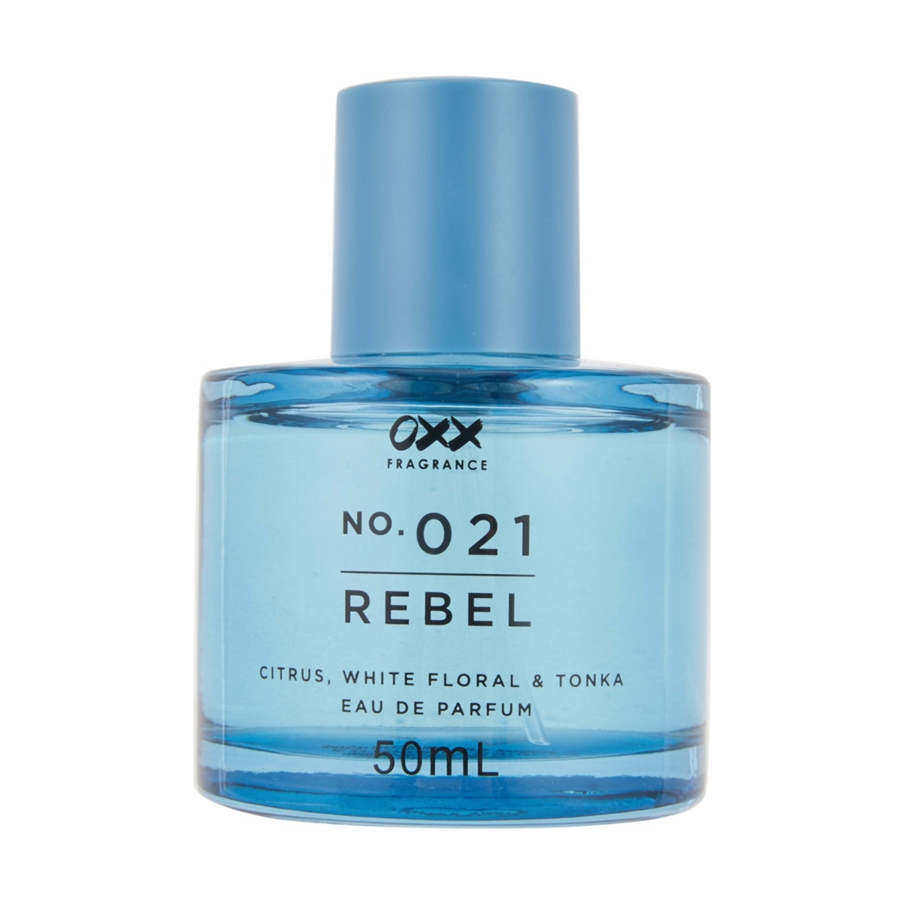 2 OXX Fragrance No. 021 Rebel Eau De Parfum 50ml - Citrus, White Floral and Tonka, 2 of 6
