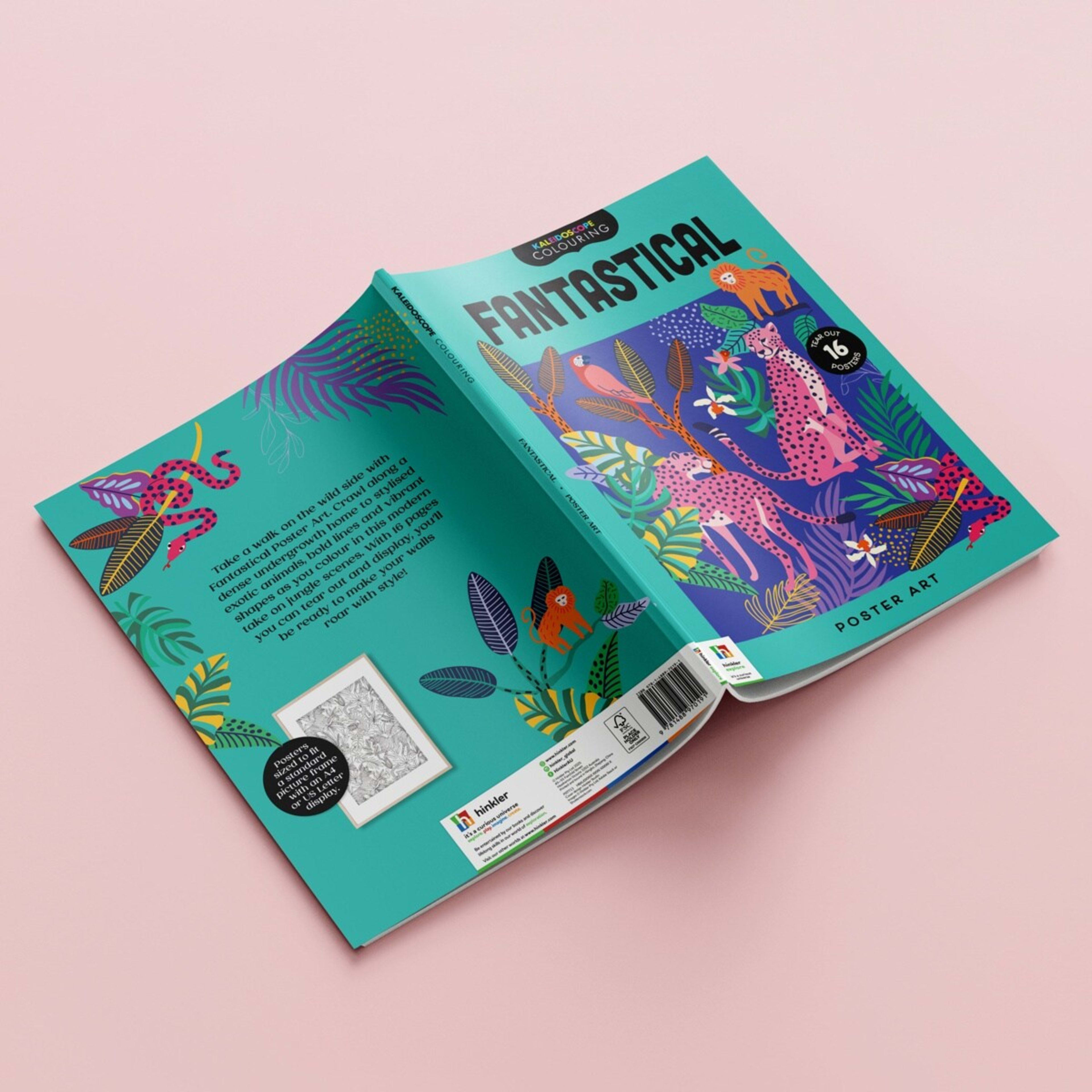 3 Kaleidoscope Colouring Fantastical Poster Art​ - Book, 3 of 4