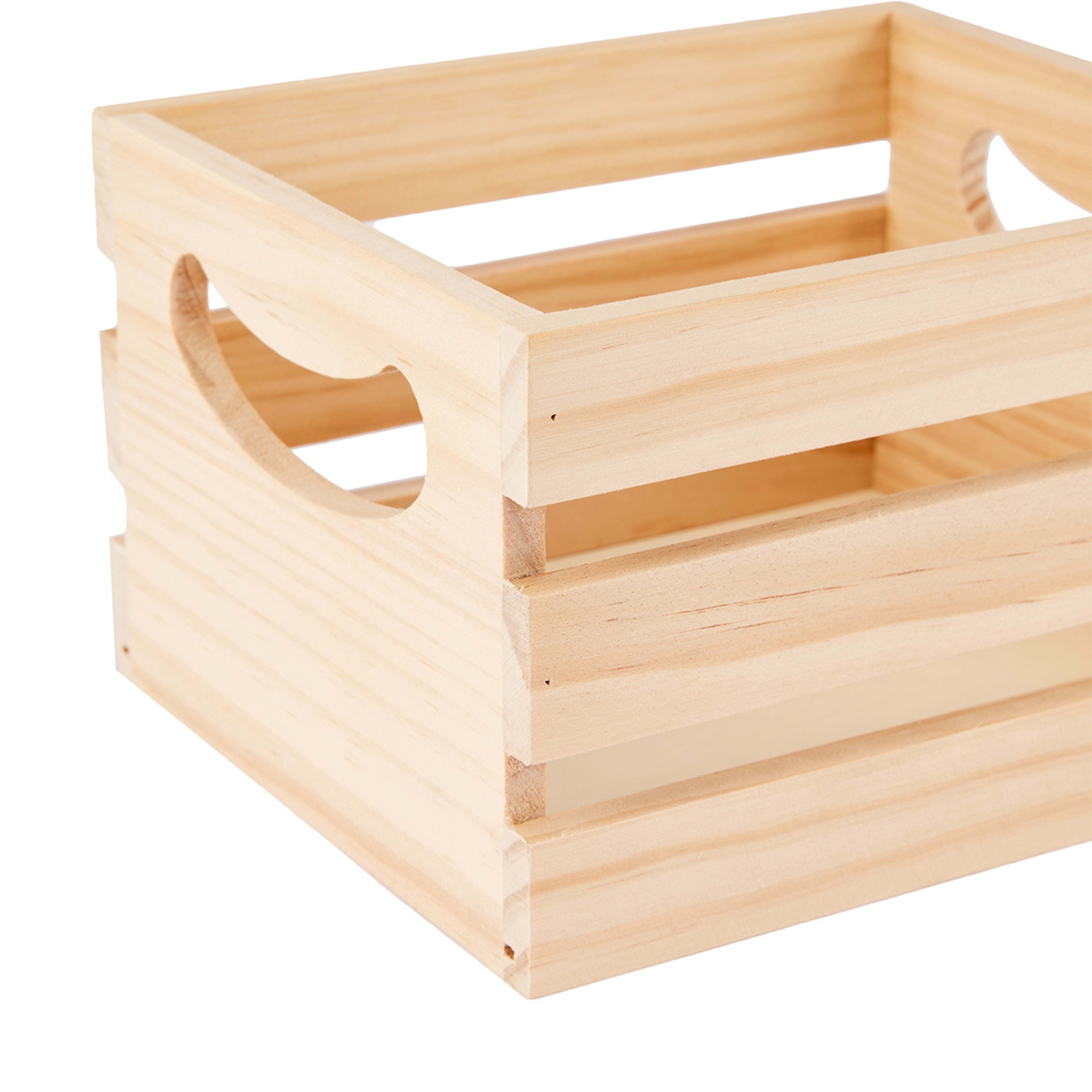 Mini Wooden Crate Kmart