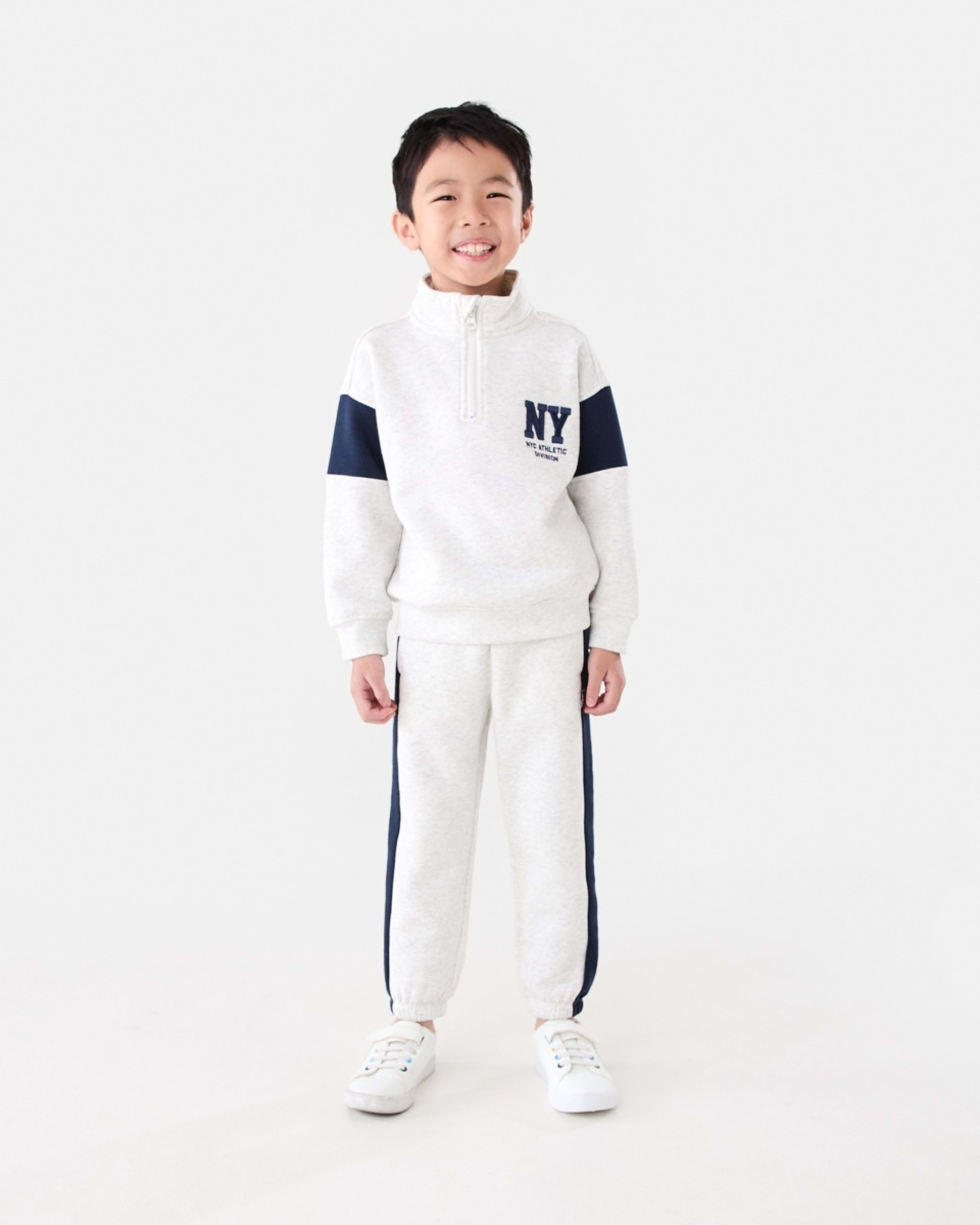 6 Loose Fit Panel Trackpants WHITE MARLE, 6 of 7