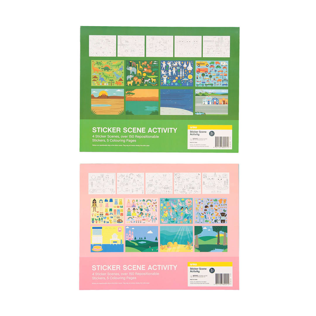 Sticker Scene Activity Assorted Kmart