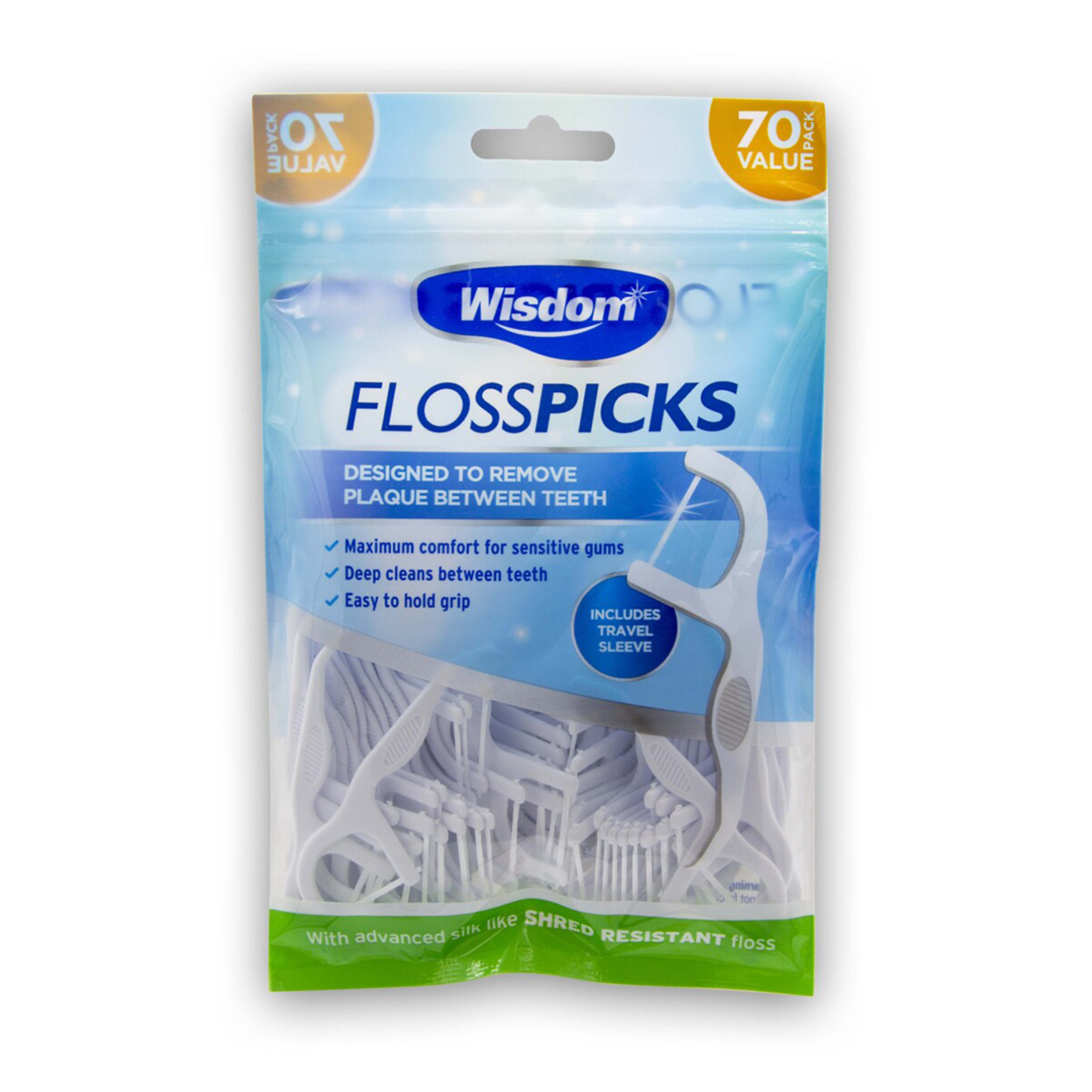 1 80 Pack Wisdom Floss Picks