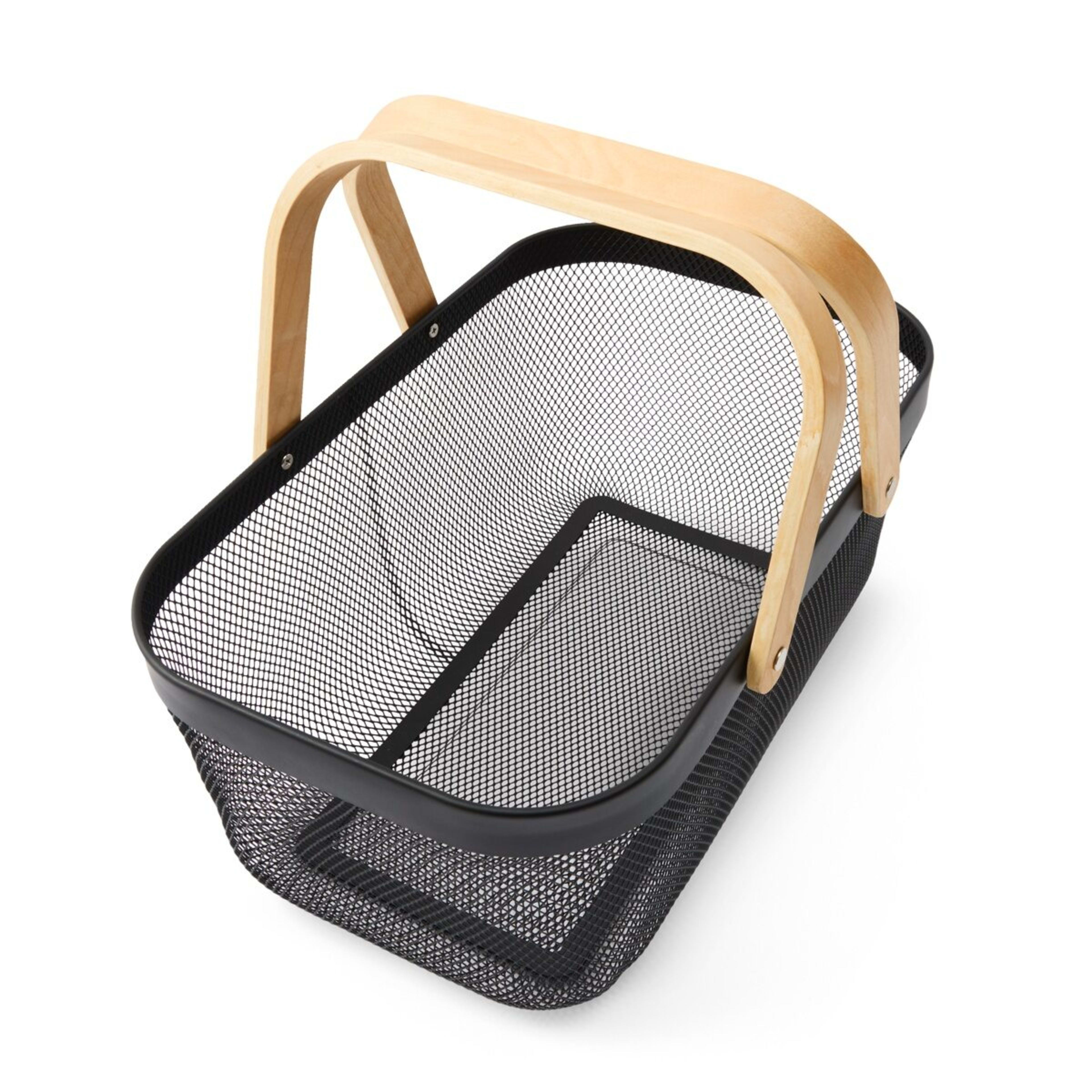 3 Mesh Basket - Large, Black, 3 of 7