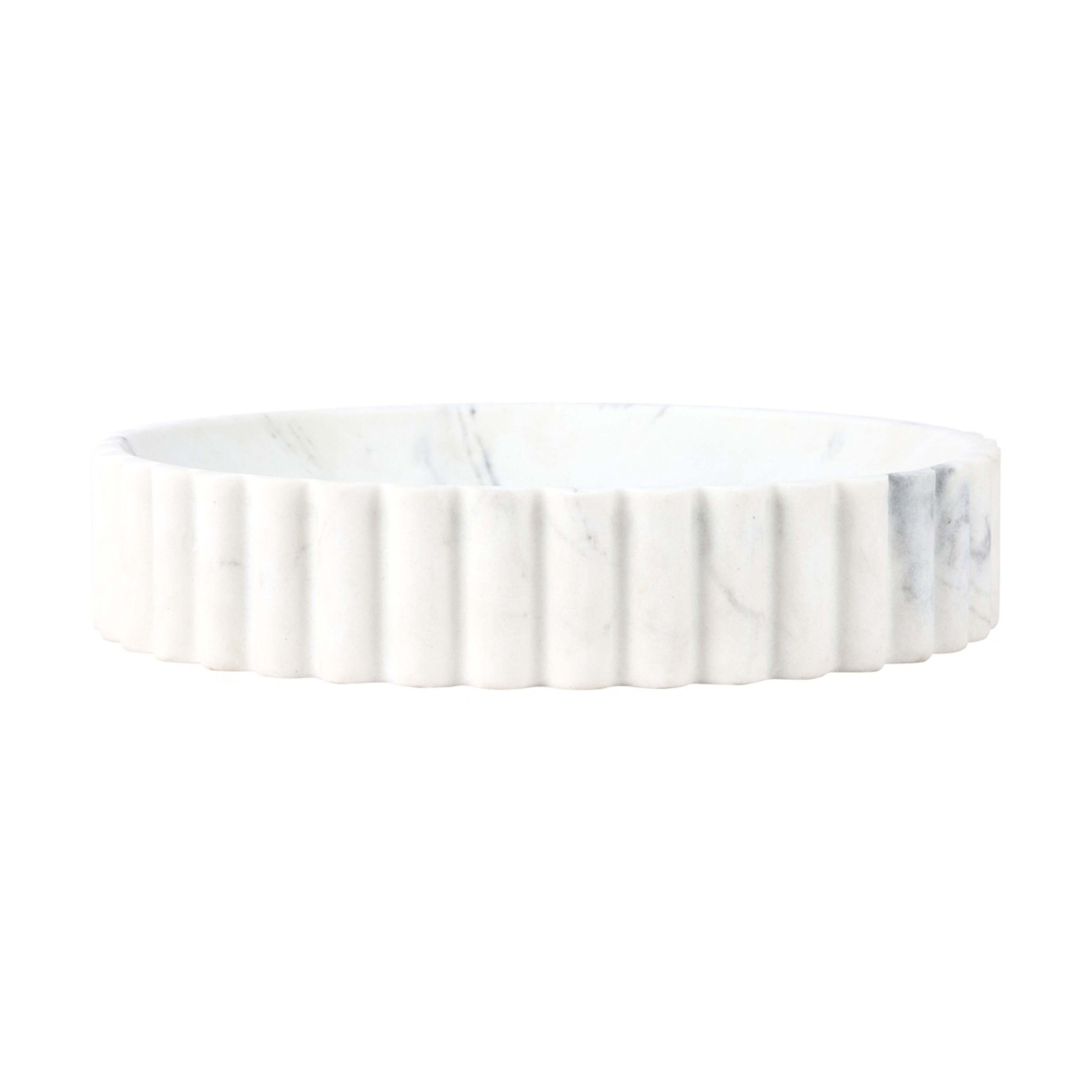 2 Low Marble Look Decor Bowl, 2 of 6