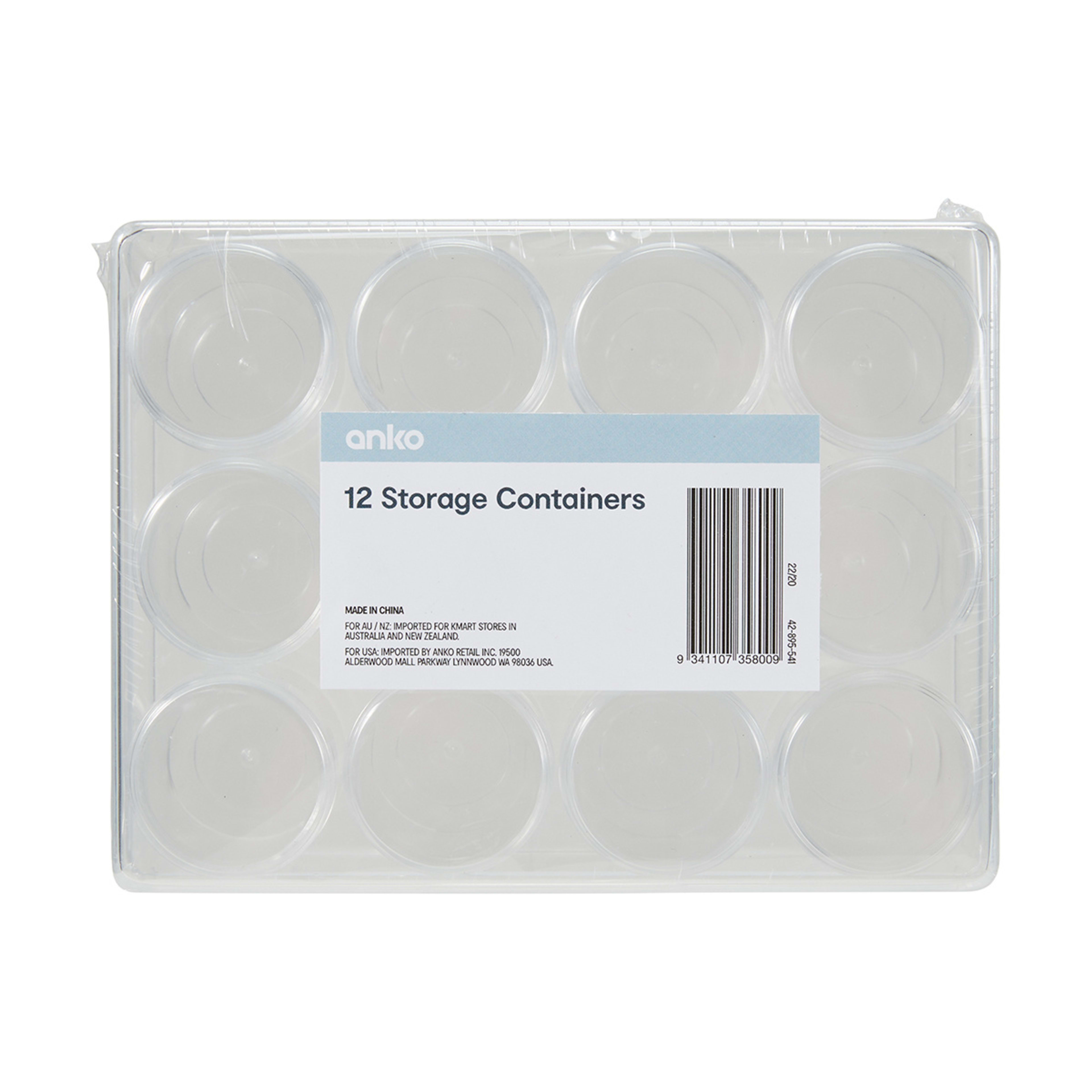 12 Pack Storage Containers Kmart