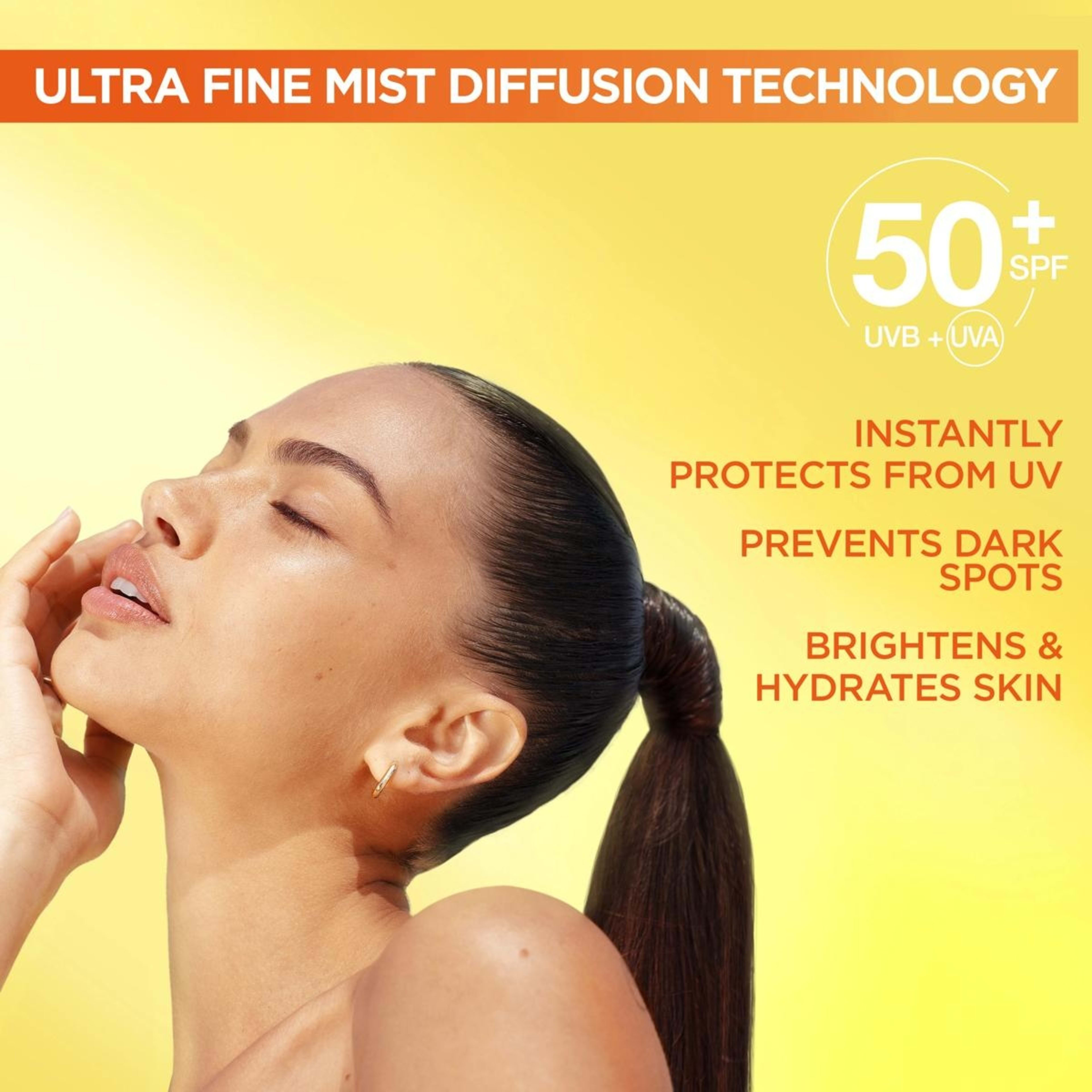 4 Garnier Brightening Over Make-Up UV Mist 99g - Vitamin C, 4 of 6