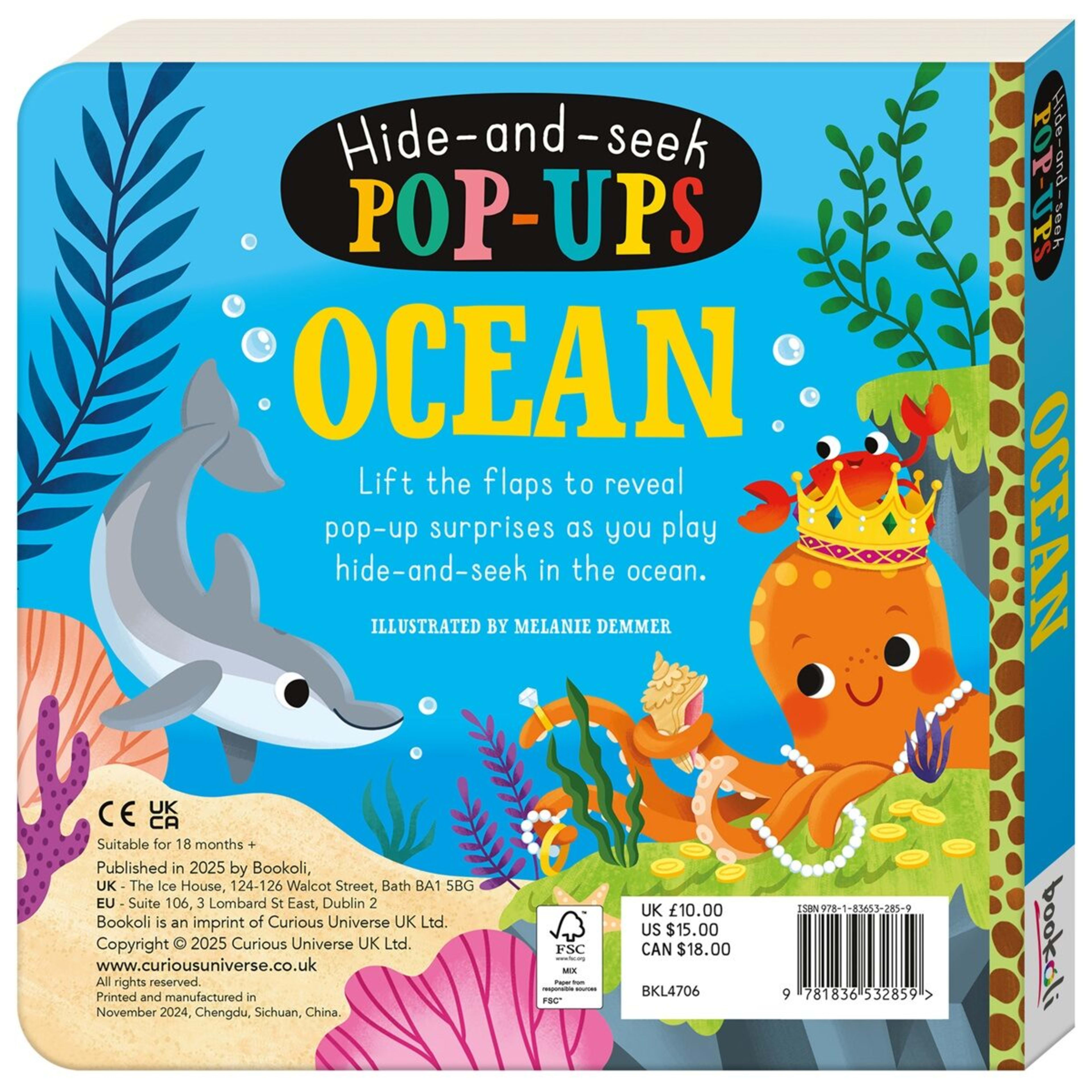 2 Hide-and-Seek Pop-Ups: Ocean by Melanie Demmer - Book, 2 of 5
