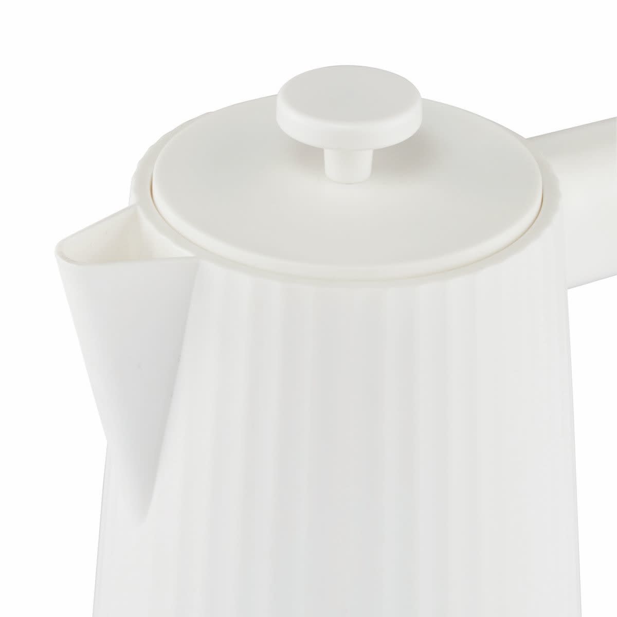 1.7L Fluted Kettle White Kmart