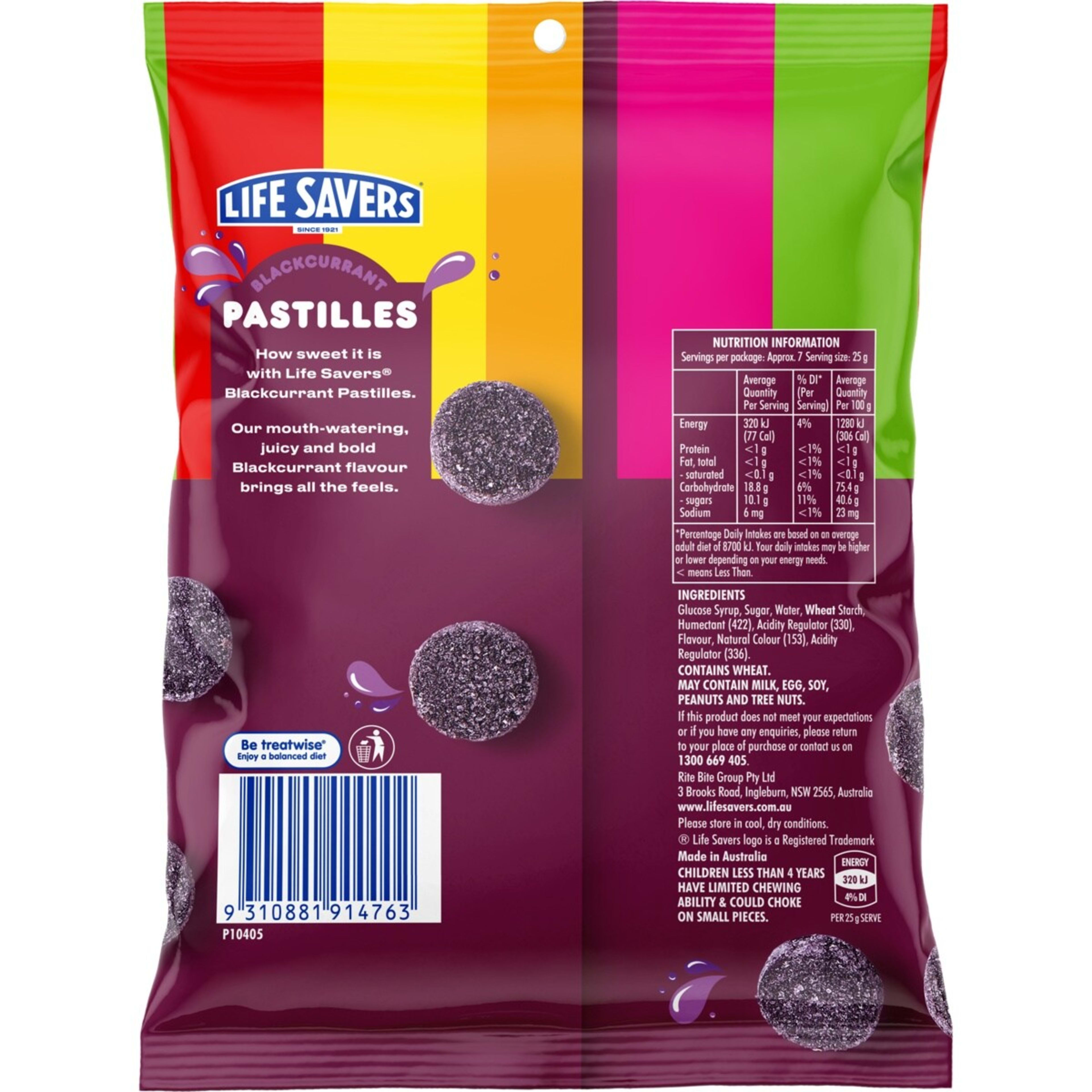 2 Life Savers Blackcurrant Pastilles 180g, 2 of 2
