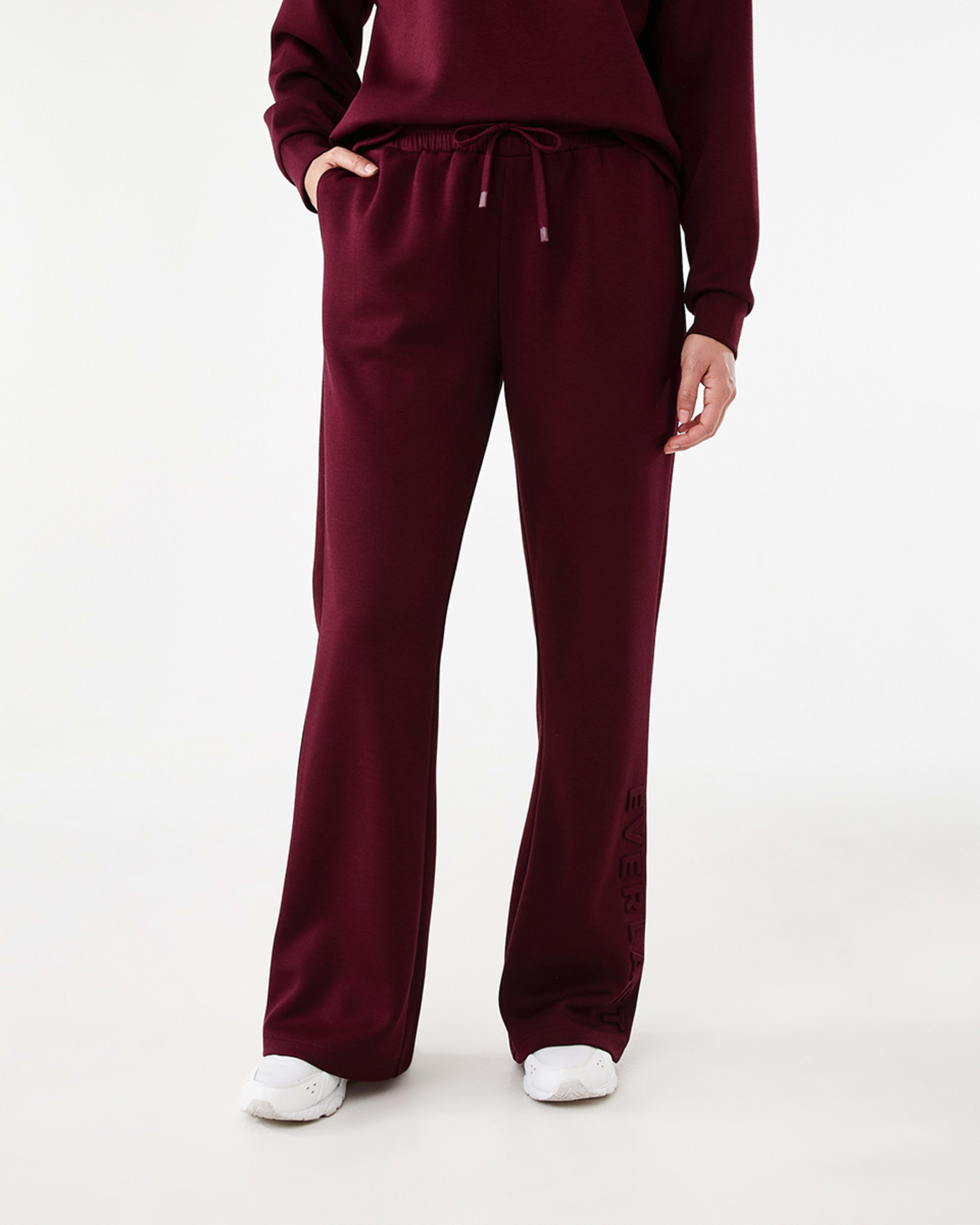 1 Everlast Womens Scuba Flare Trackpants Cherry, 1 of 7