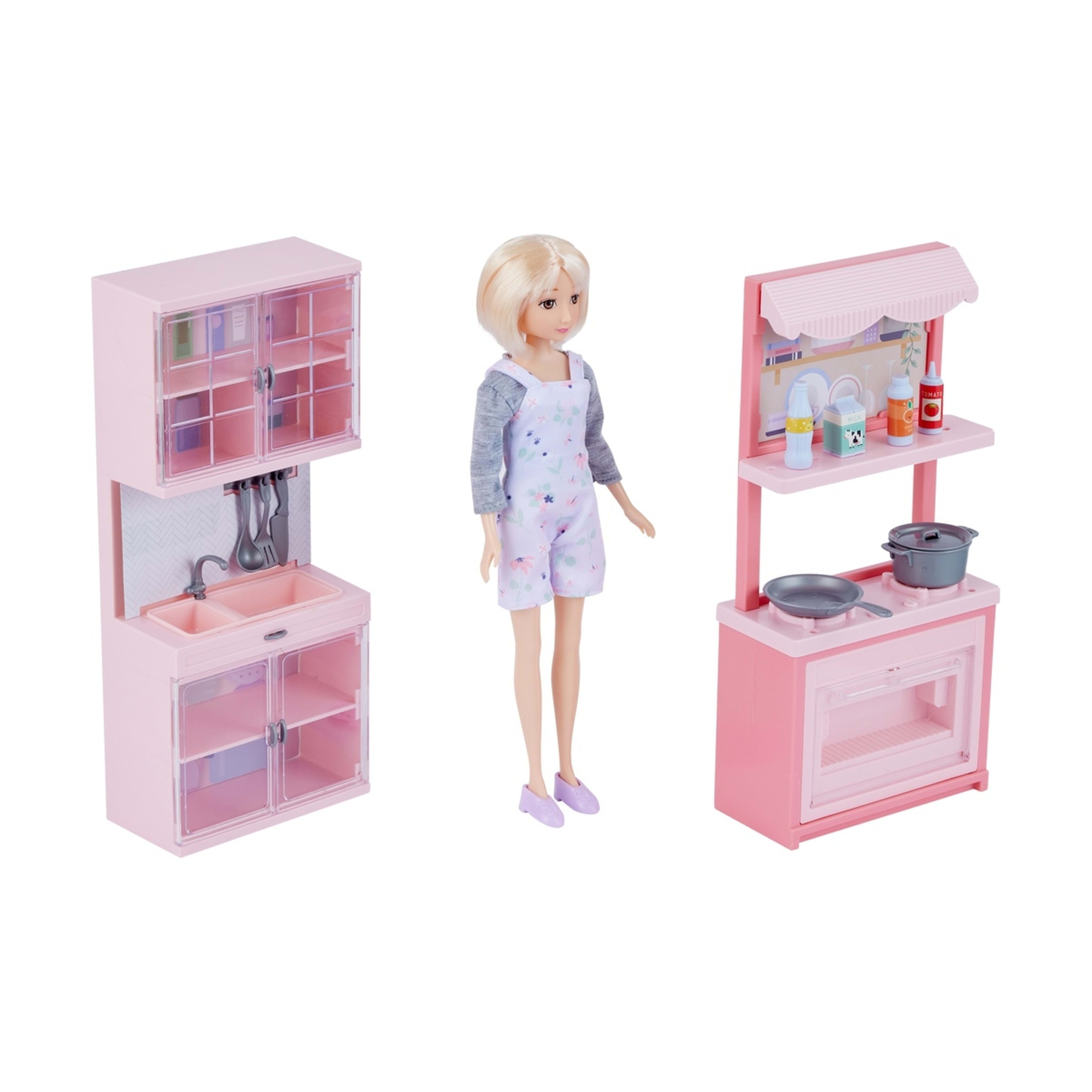 4 12 Piece Fashion Doll Kitchen Set, 4 of 10
