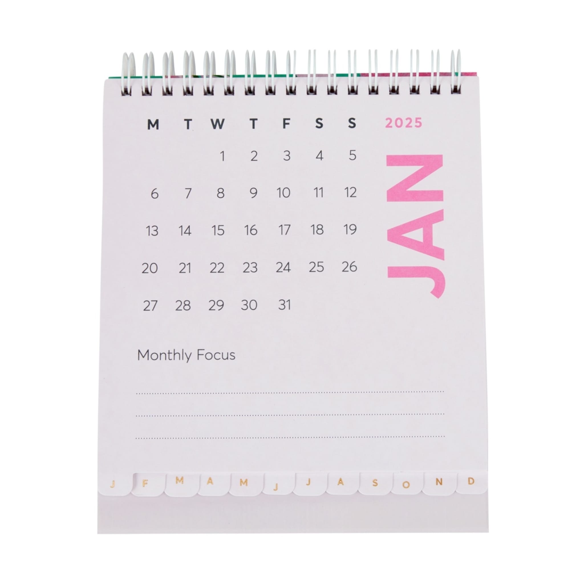 2025 Desk Calendar Swirl Kmart