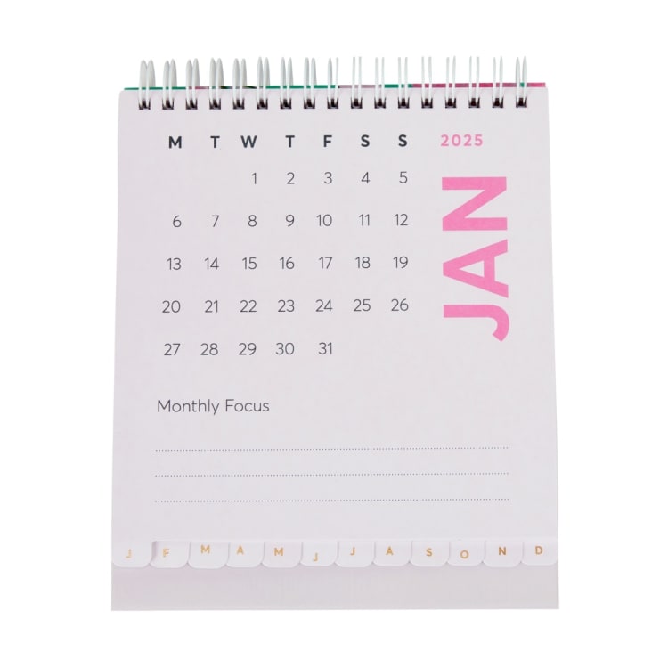 2025 Desk Calendar Swirl Kmart NZ