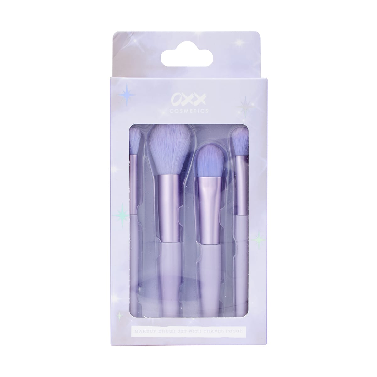 OXX Cosmetics Makeup Brush Set with Travel Pouch Purple Kmart