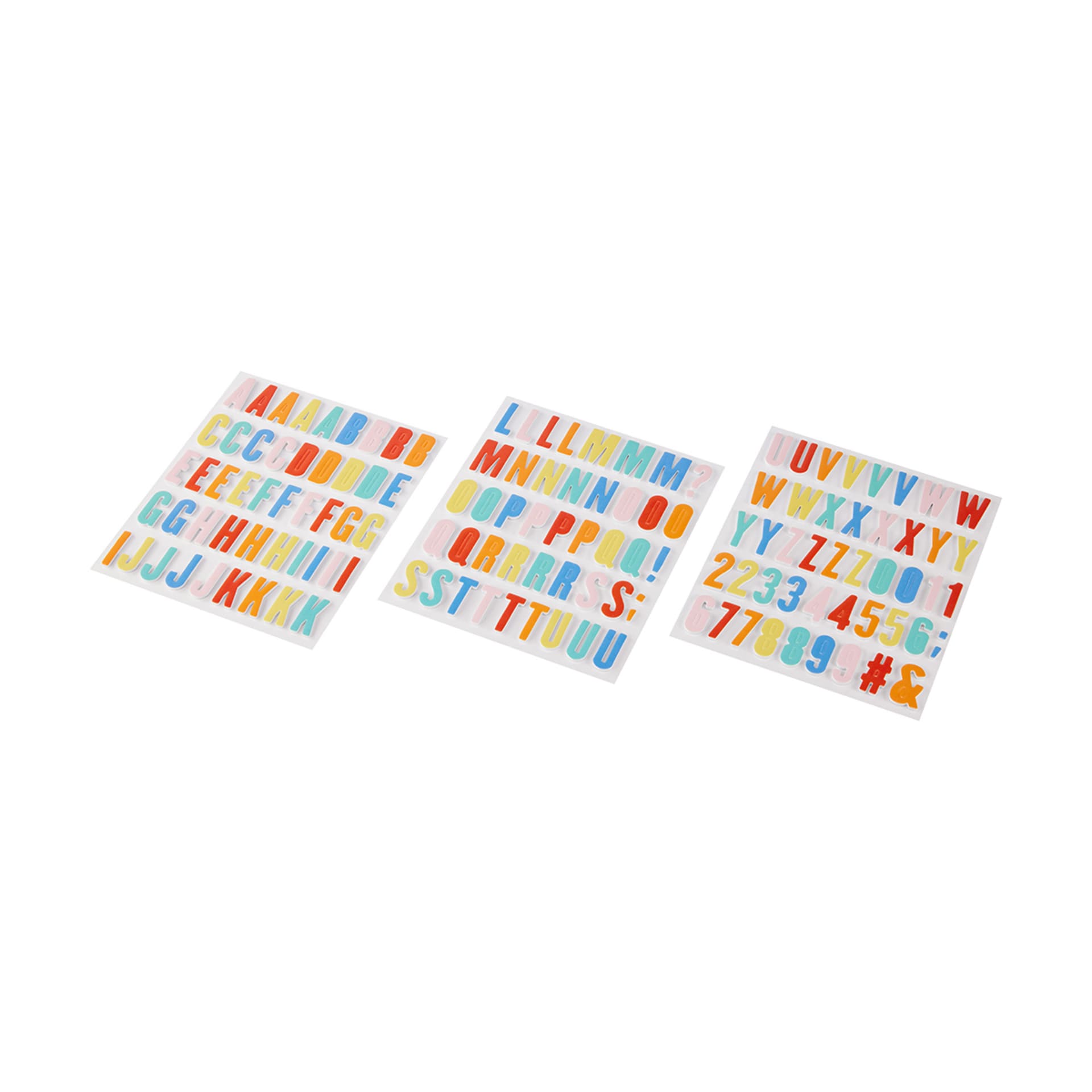 3 Pack Alphabet Stickers Kmart