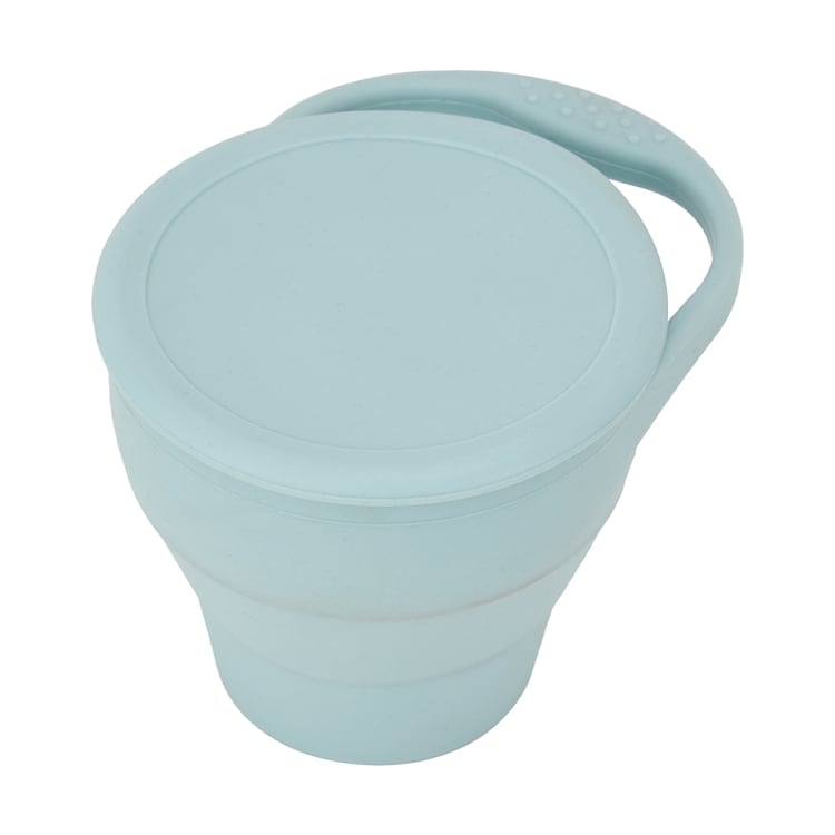 Silicone Collapsible Snack Cup Teal Kmart