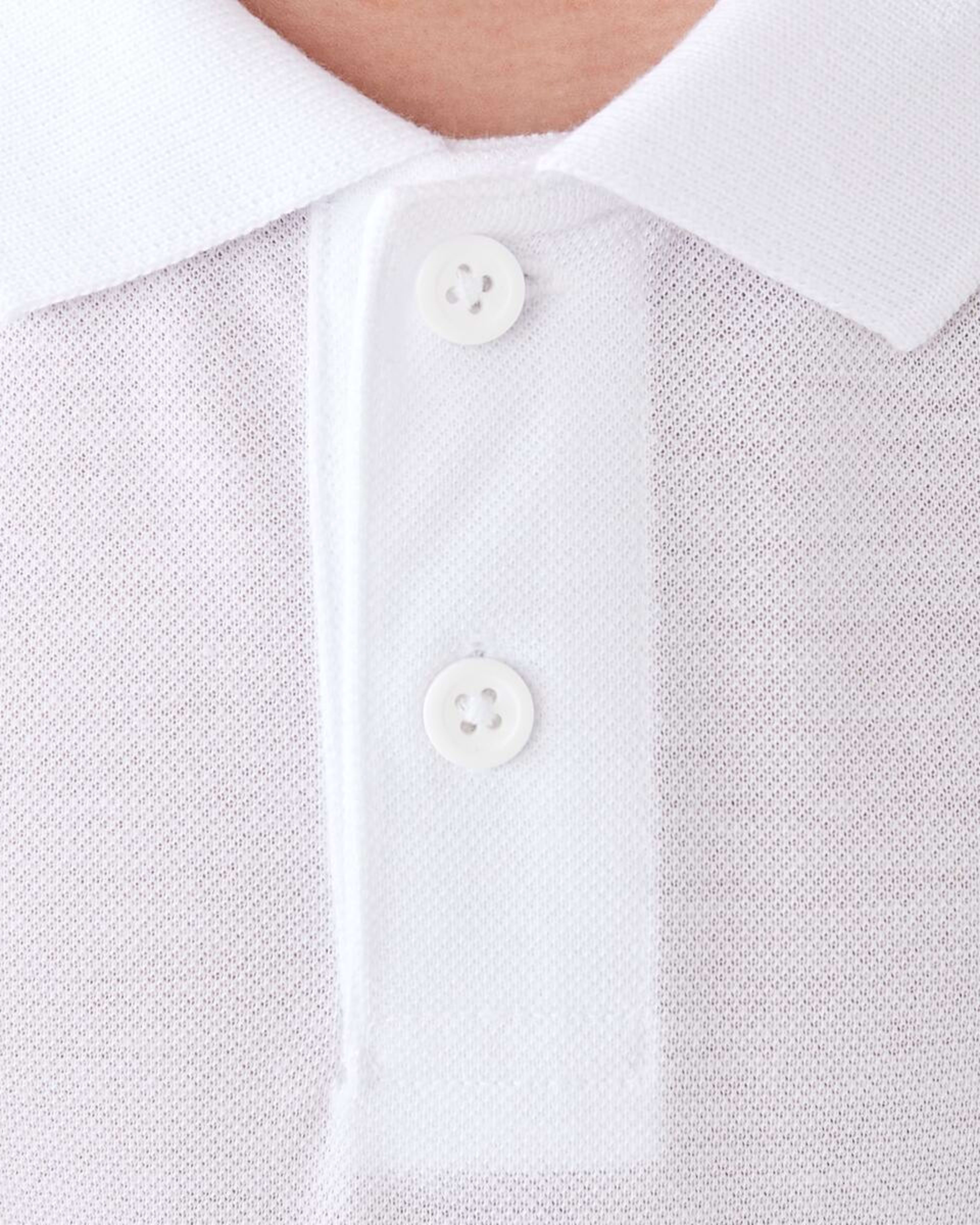 5 School Polo T-shirt White, 5 of 9