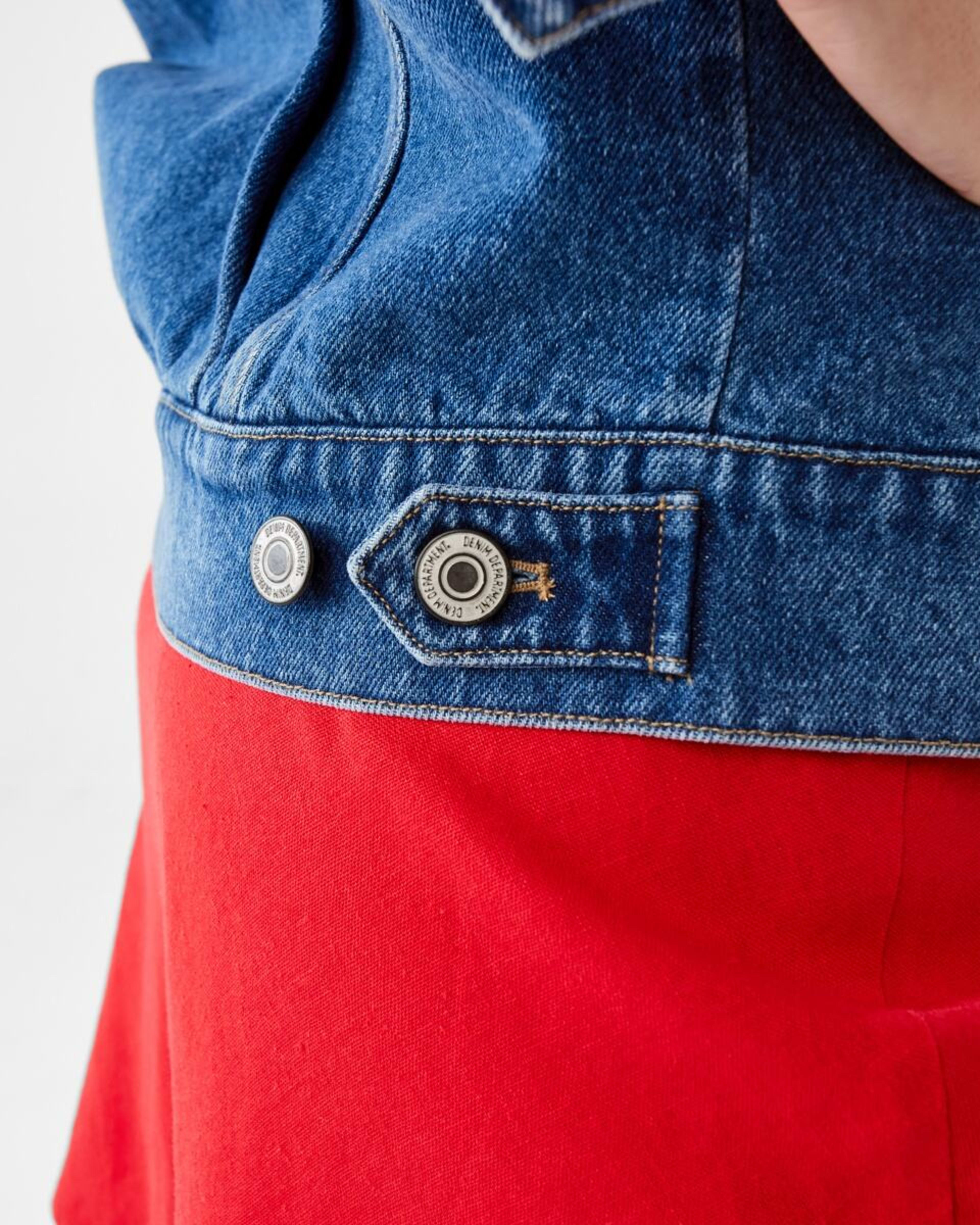 10 Oversized Denim Jacket Mid Wash, 10 of 10