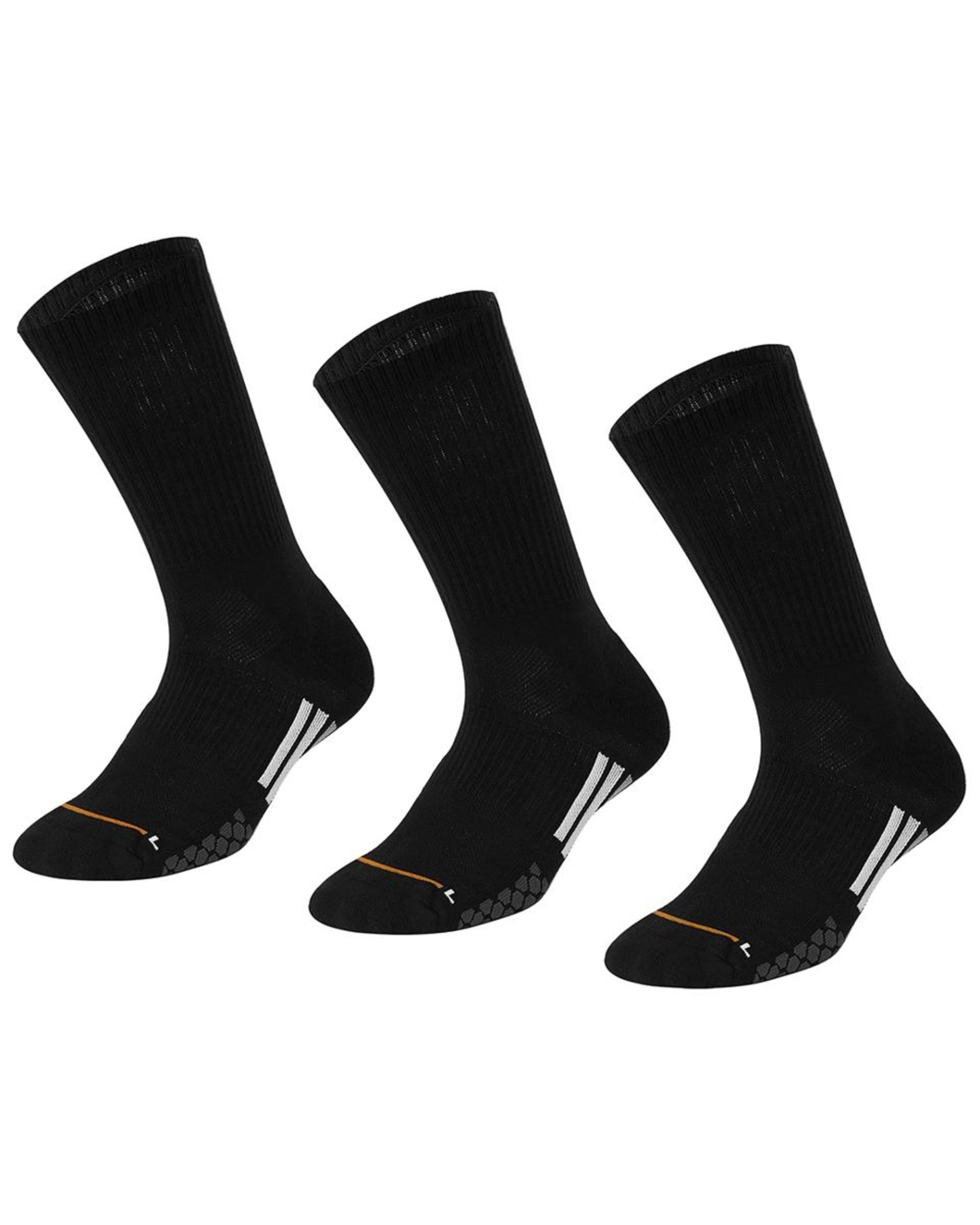 3 Pack Anti Odour Sport Crew Socks - Kmart