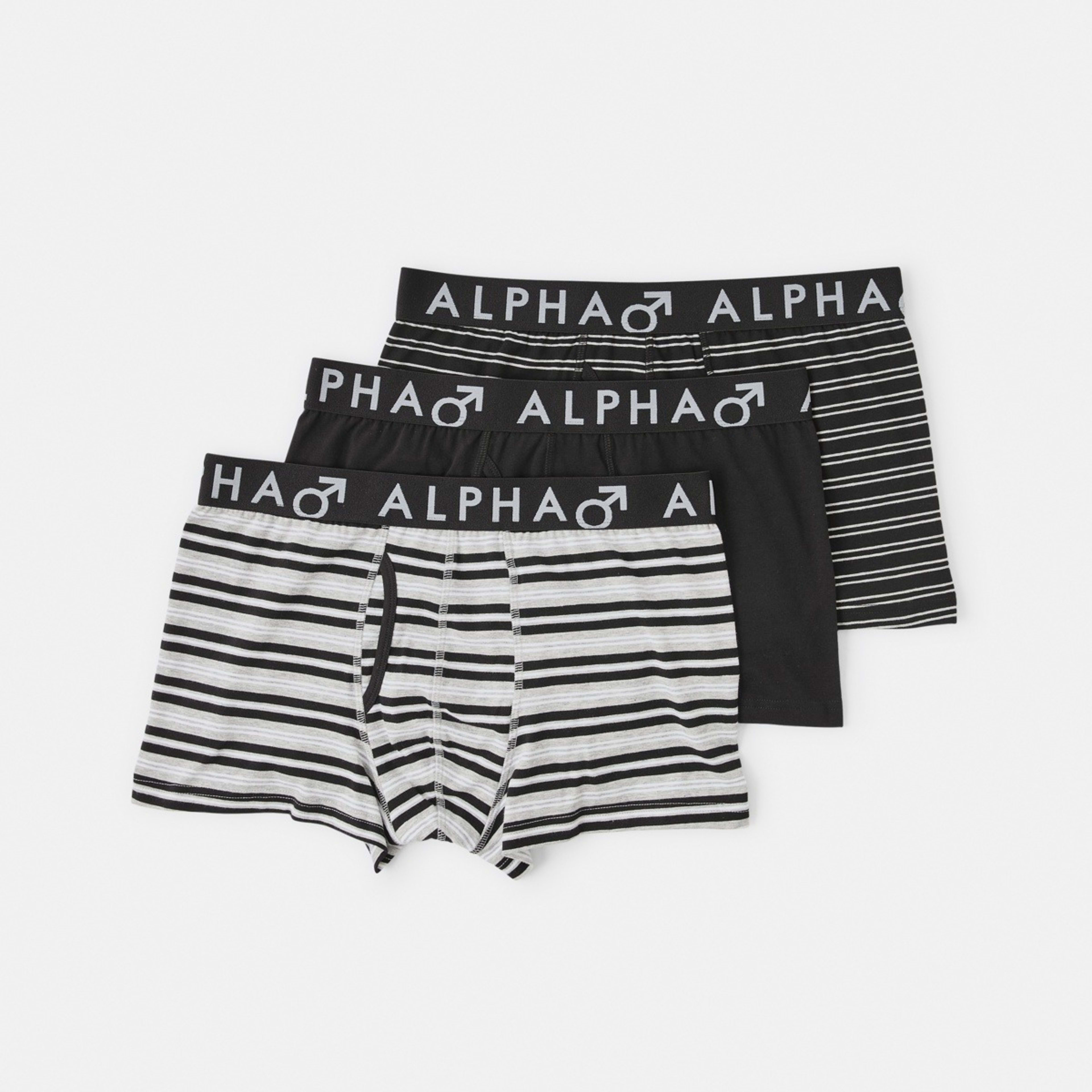1 3 Pack Fly Front Stripe Trunks Speedster Stripe, 1 of 8