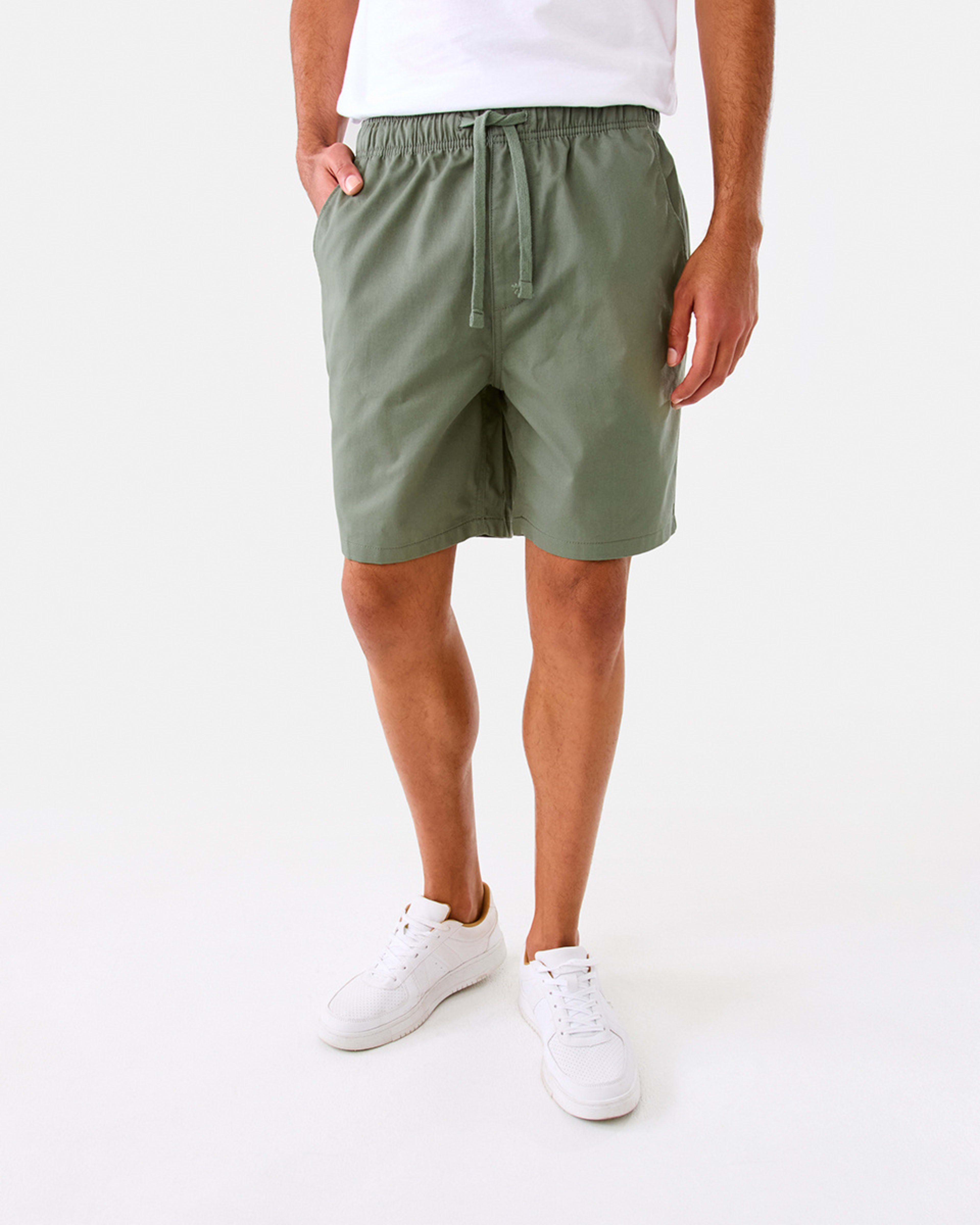 6 Solid Volley Shorts Grn Agave, 6 of 6