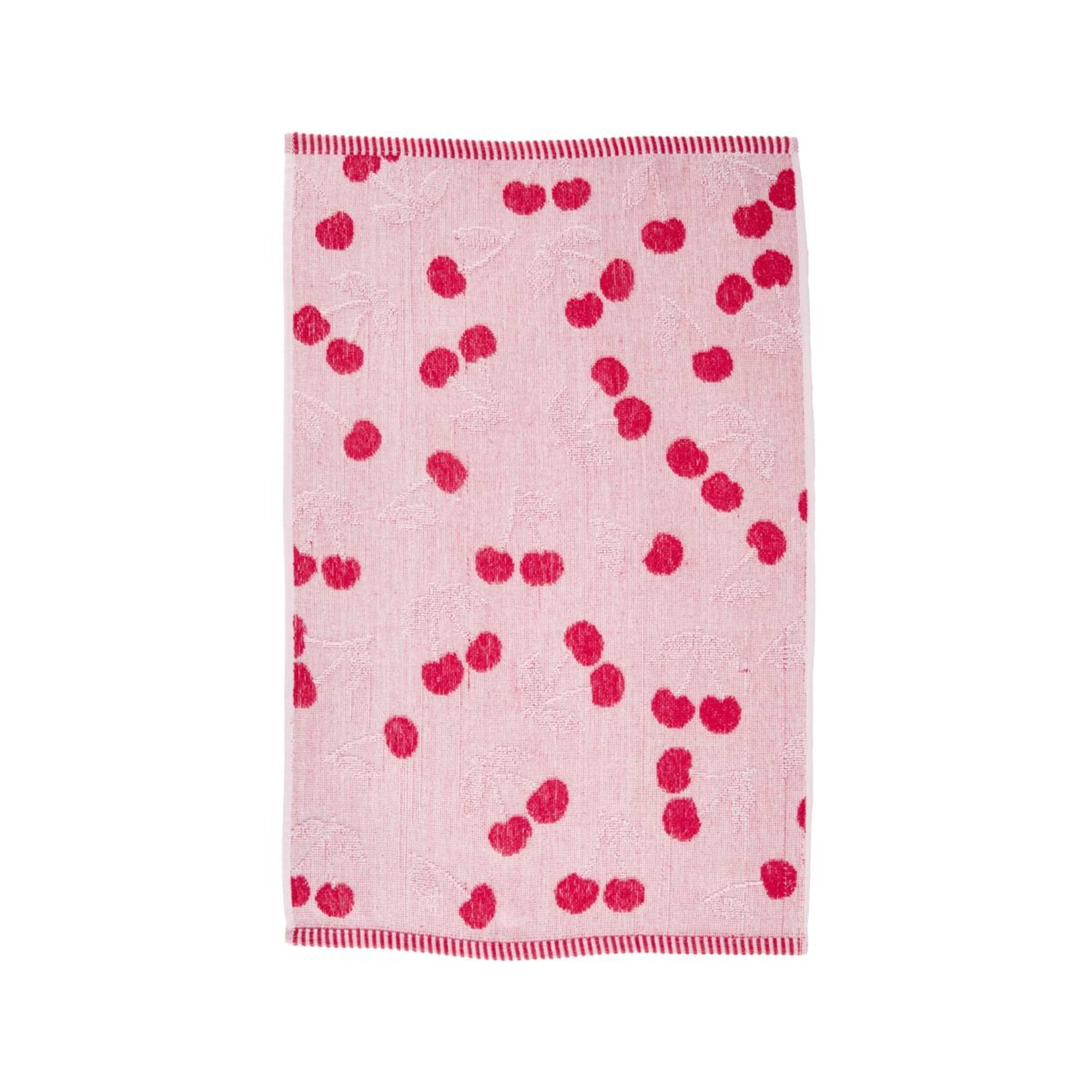 3 4 Pack Pink Cherry Terry Tea Towels, 3 of 7