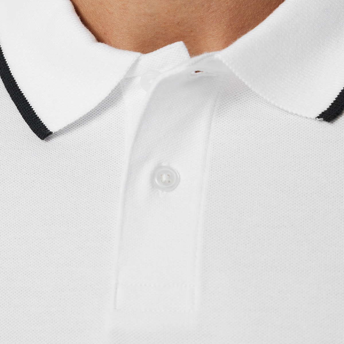 Tipped Pique Polo Shirt Kmart