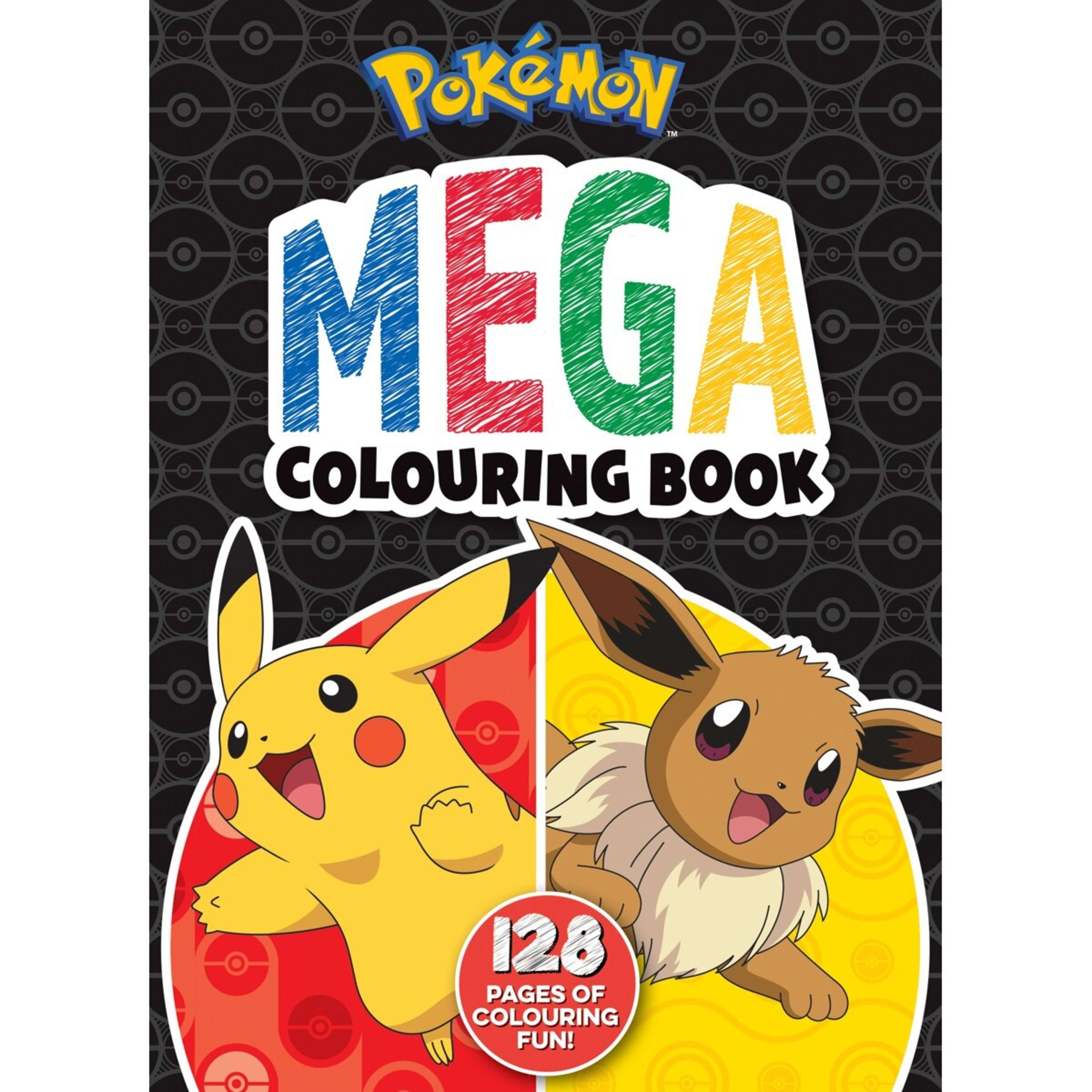 1 Pokemon Mega Colouring Book