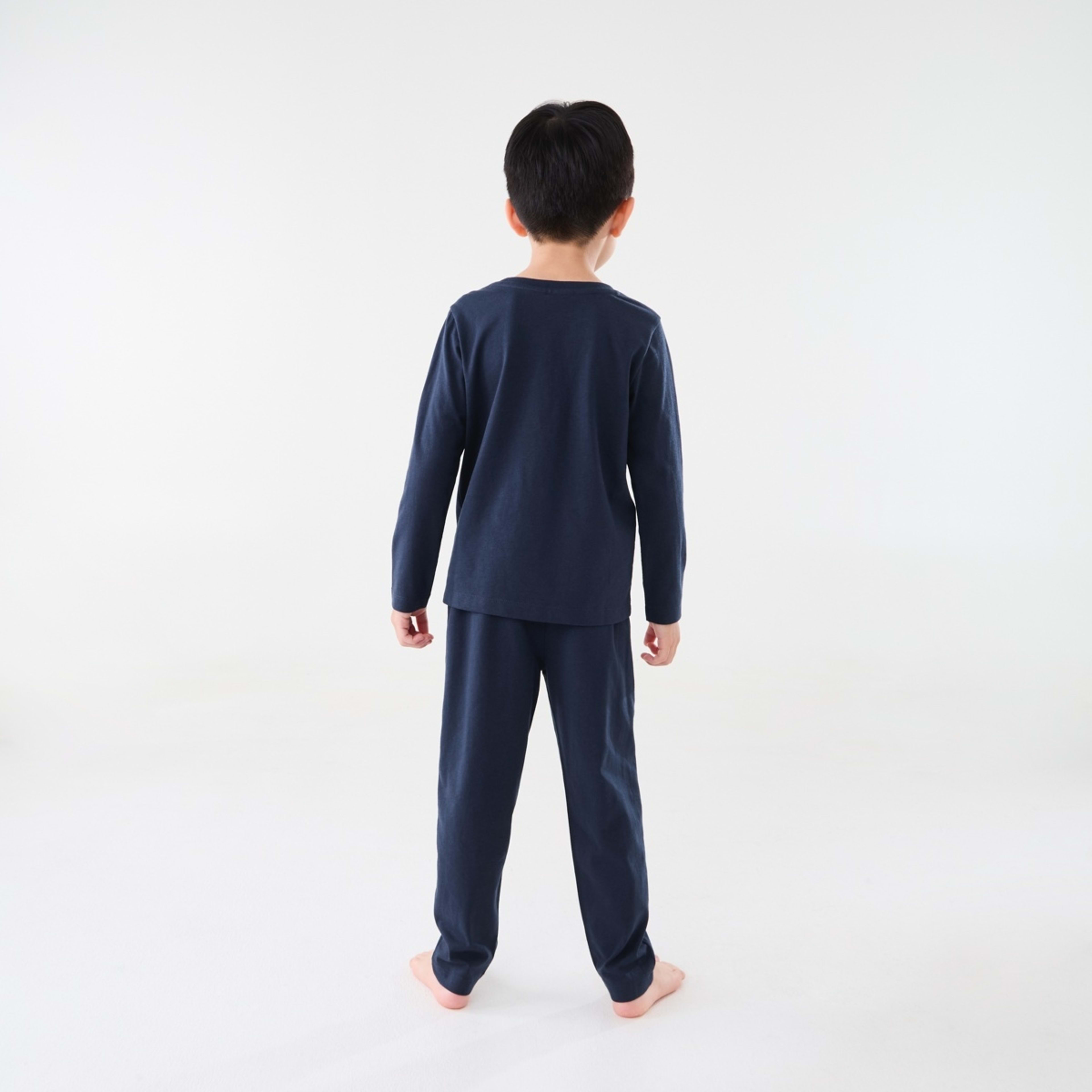 2 Knit Pyjama Set Built Tough Navy, 2 of 9