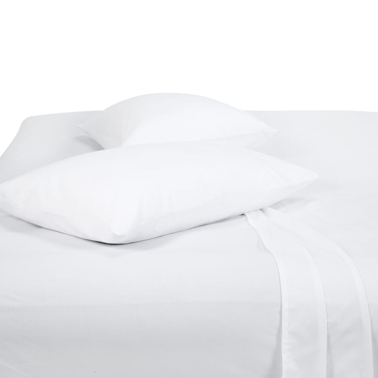 180 Thread Count Sheet Set Queen Bed, White Kmart