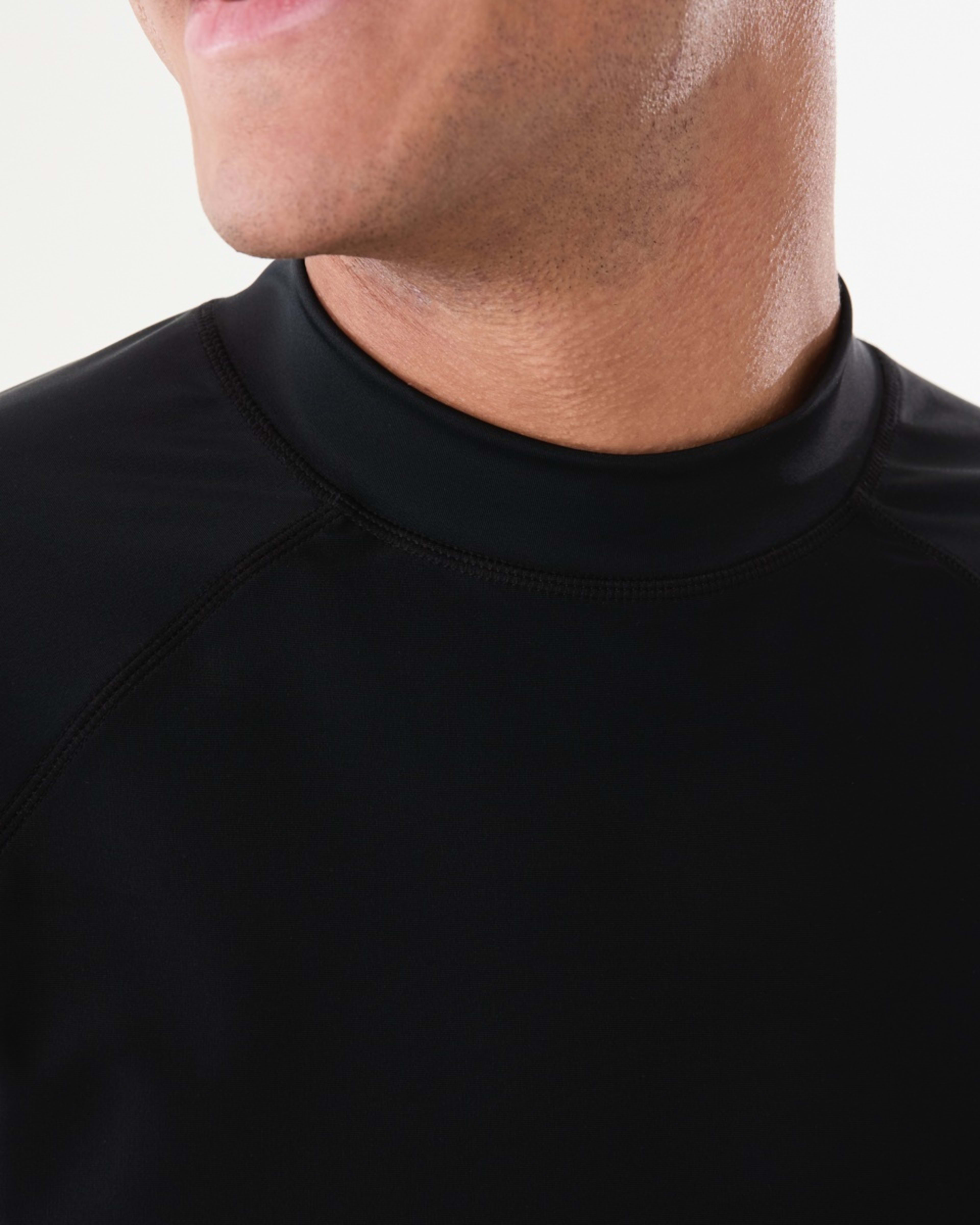 5 Short Sleeve Rash Vest BLACK, 5 of 5