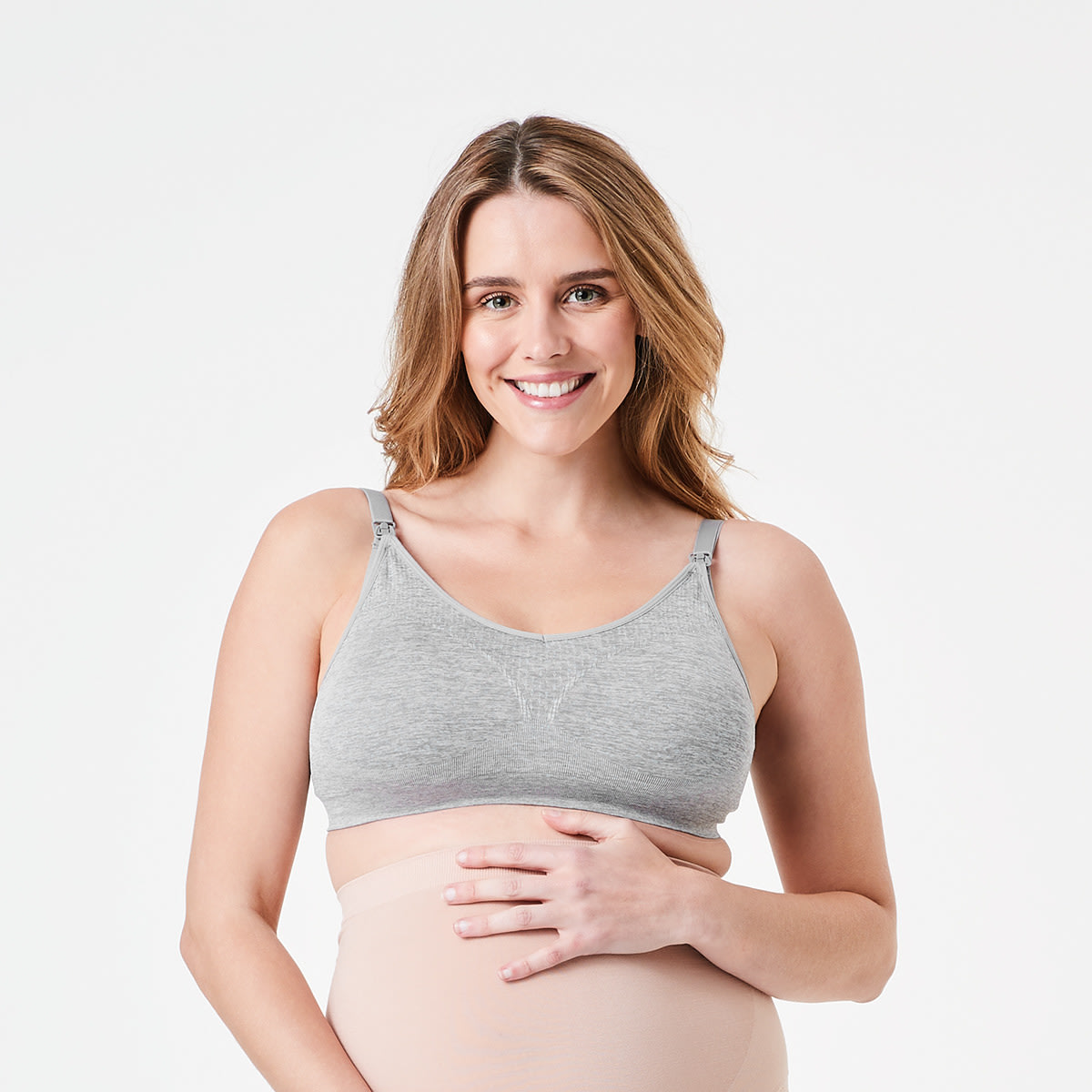 2 Pack Maternity Wirefree Seamfree Crop Kmart